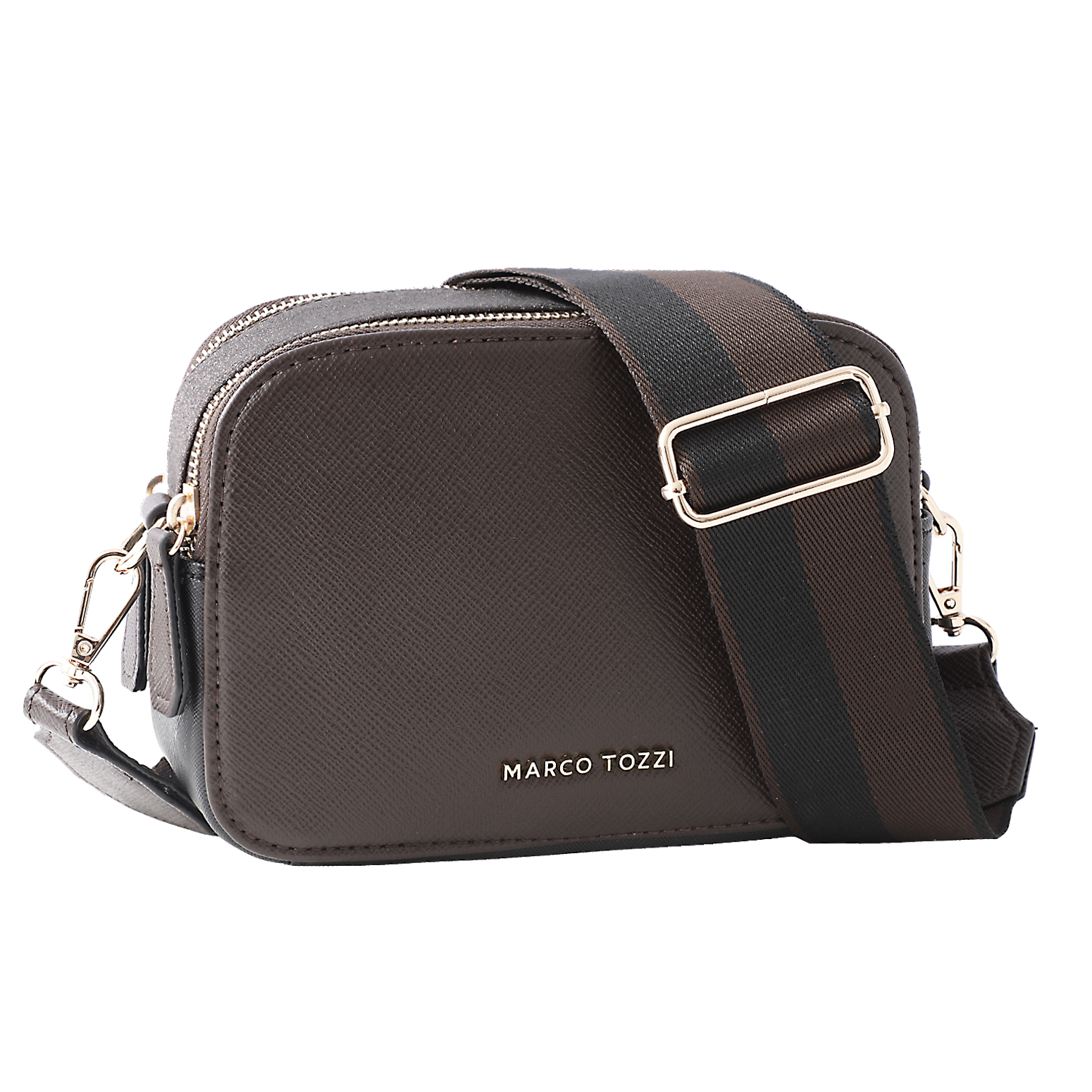MARCO TOZZI Sac à bandoulière Sac bandoulière pour femmes, pochette avec logo doré