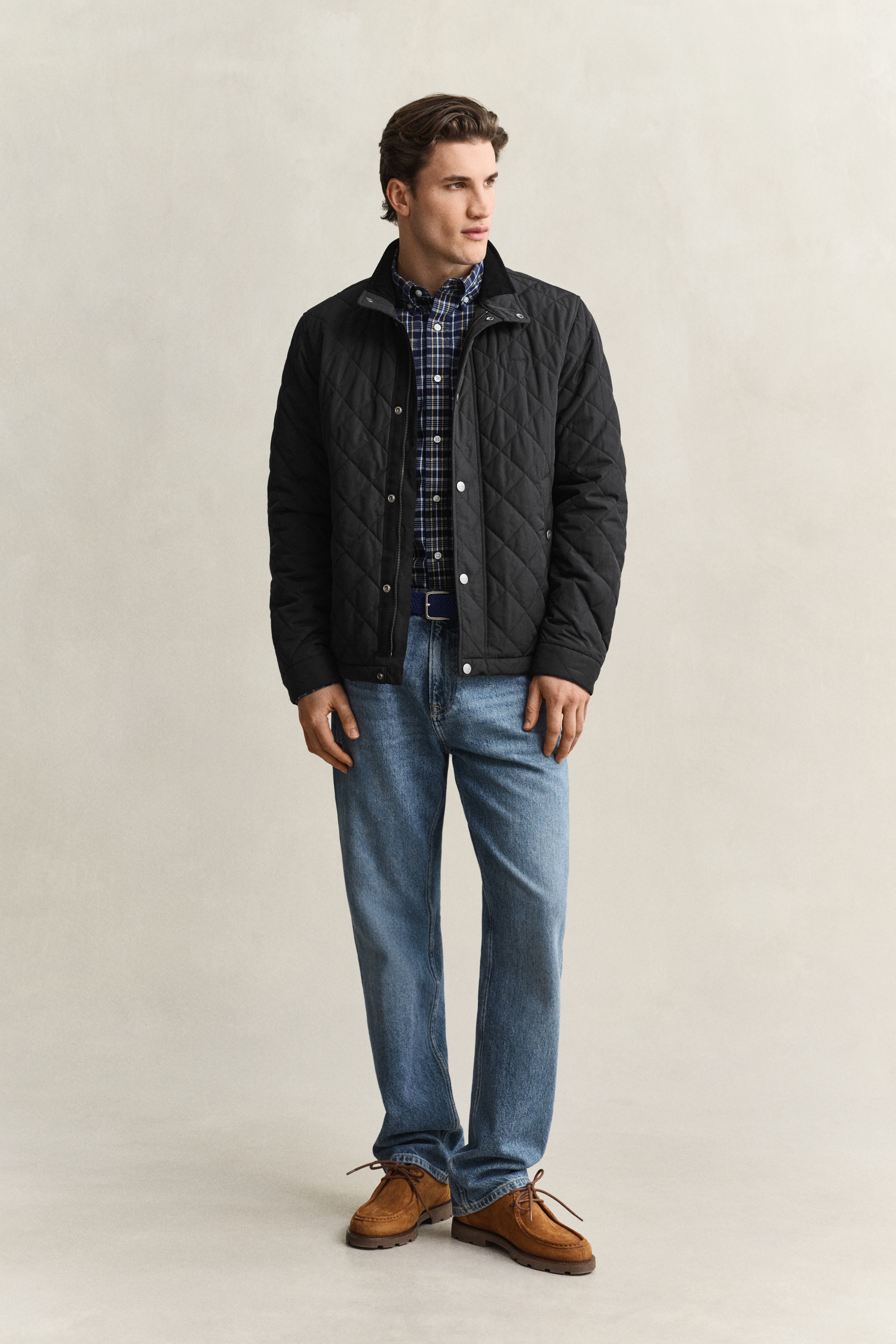 Gant Veste matelassée »CLASSIC QUILTED JACKET« sans capuche coupe régulière avec col montant