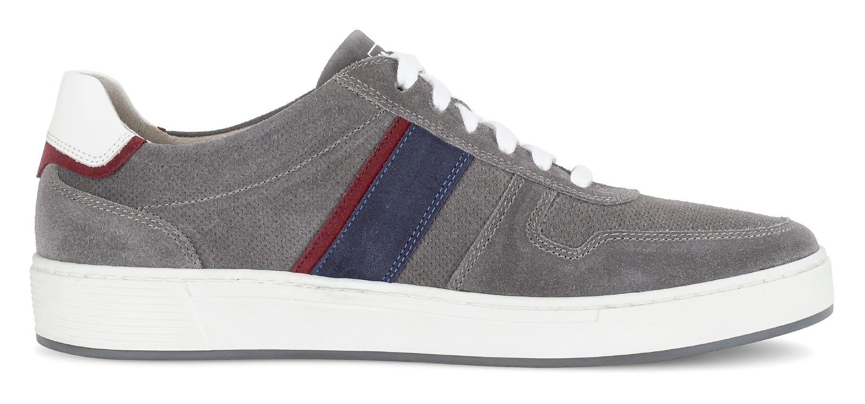 Pius Gabor Sneaker  Freizeitschuh, Halbschuh, Schnürer mit Kontrastbesätze, Weite G