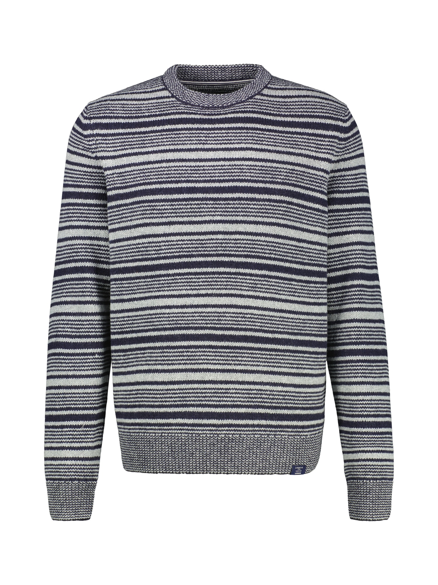 LERROS Pull en tricot »LERROS Herren Crewneck-Stricker, gestreift«