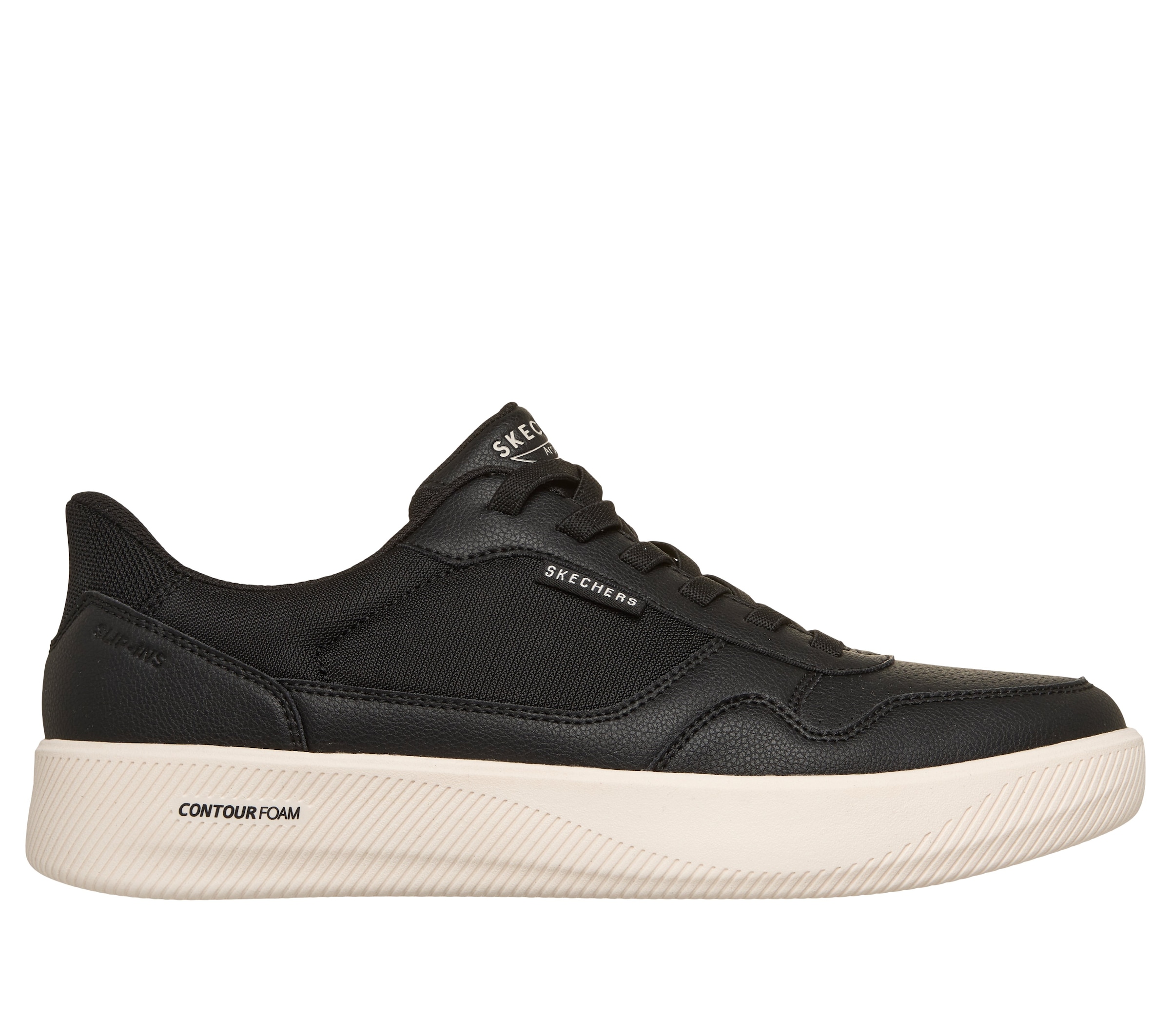 Skechers Baskets slip-on »ARCH FIT COURT BREAK«  Chaussure à lacets, chaussure de loisirs avec technologie Handsfree Slip-Ins