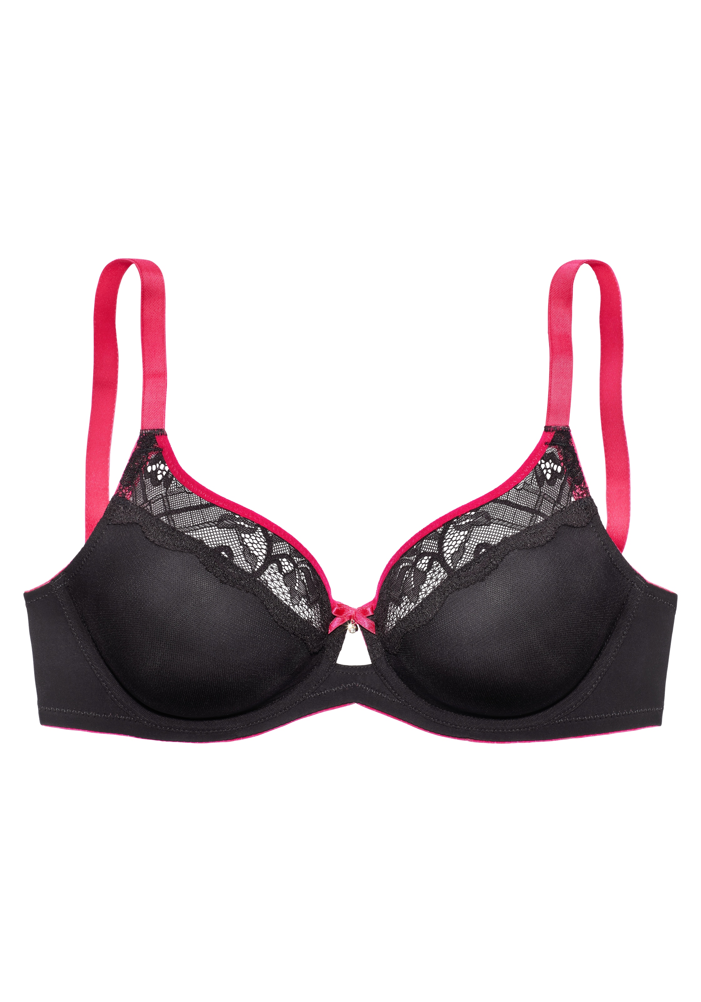 Vivance Bügel-BH mit Bügel und hübschen Spitzeneinsätzen, Dessous