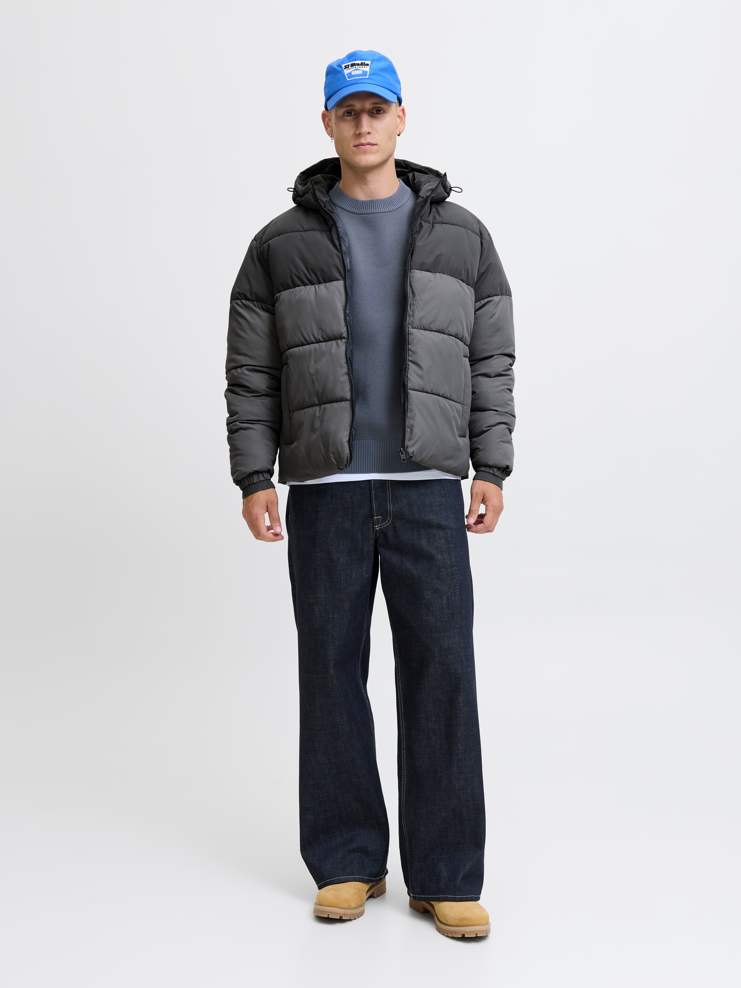 Jack & Jones Steppjacke »JJMAZE PUFFER HOOD« mit Kapuze