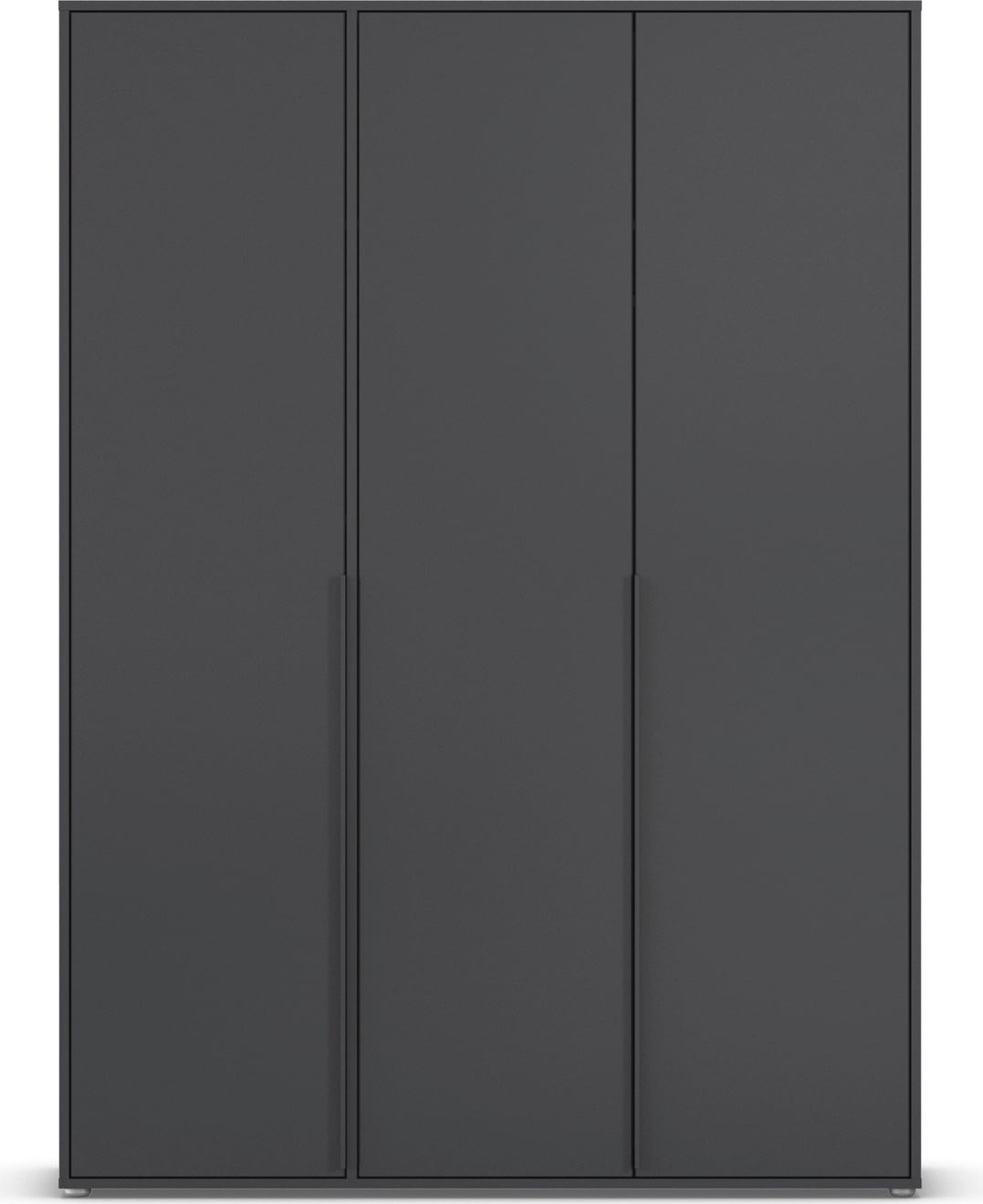 rauch Drehtürenschrank »Kleiderschrank Schrank Garderobe Wäscheschrank NAGATA viel Stauraum« in 3 verschiedenen Ausstattungen BASIC/CLASSIC/PREMIUM,  mit modernen Stangengriffen in Graumetallic TOPSELLER MADE IN GERMANY
