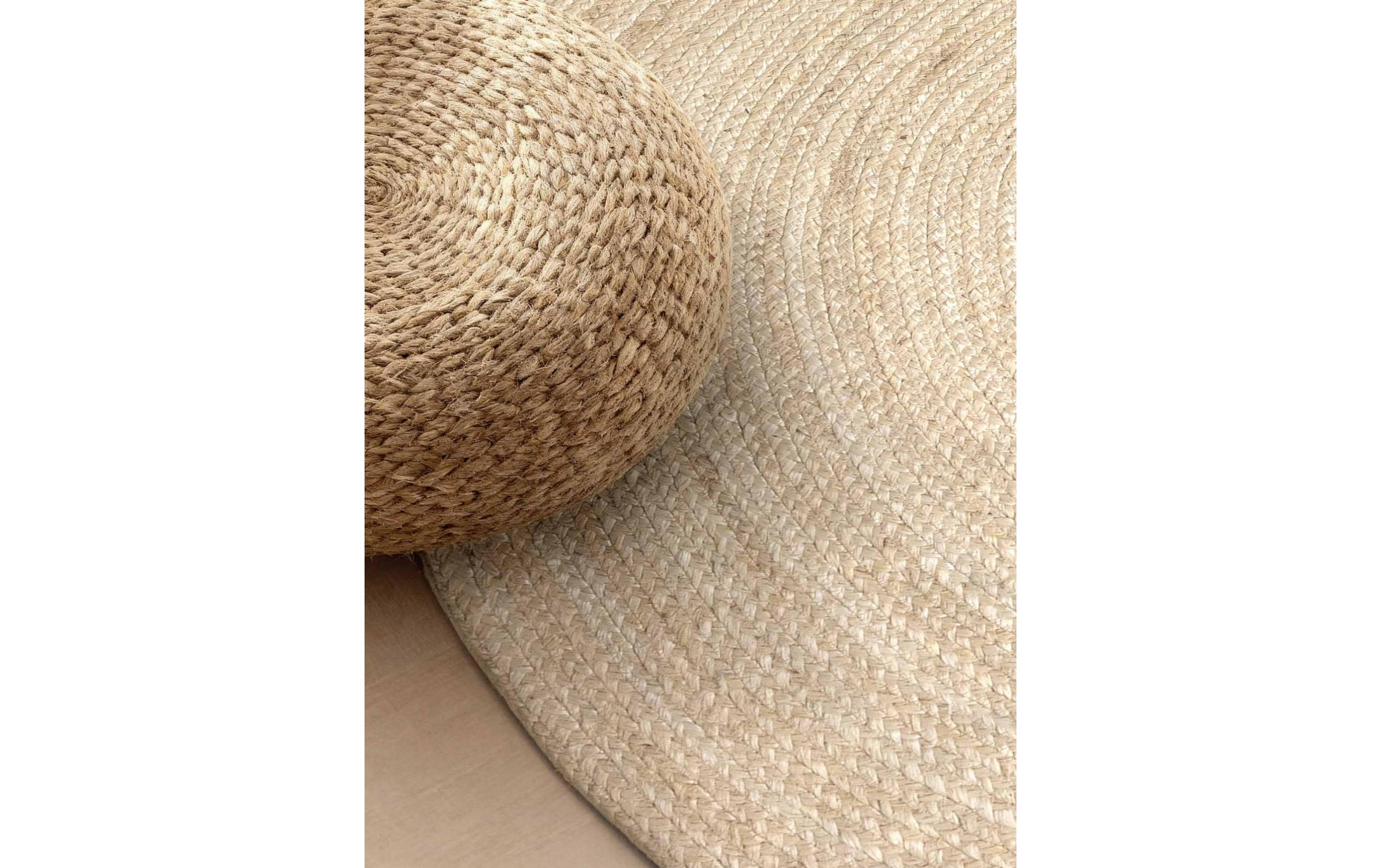 HANSE Home Teppich »Rangpur Juteteppich, in rund und oval« oval 10 mm Höhe handgewebt, 100% Jute , Natur, Wohnzimmer, Flur, Boho, Skandi