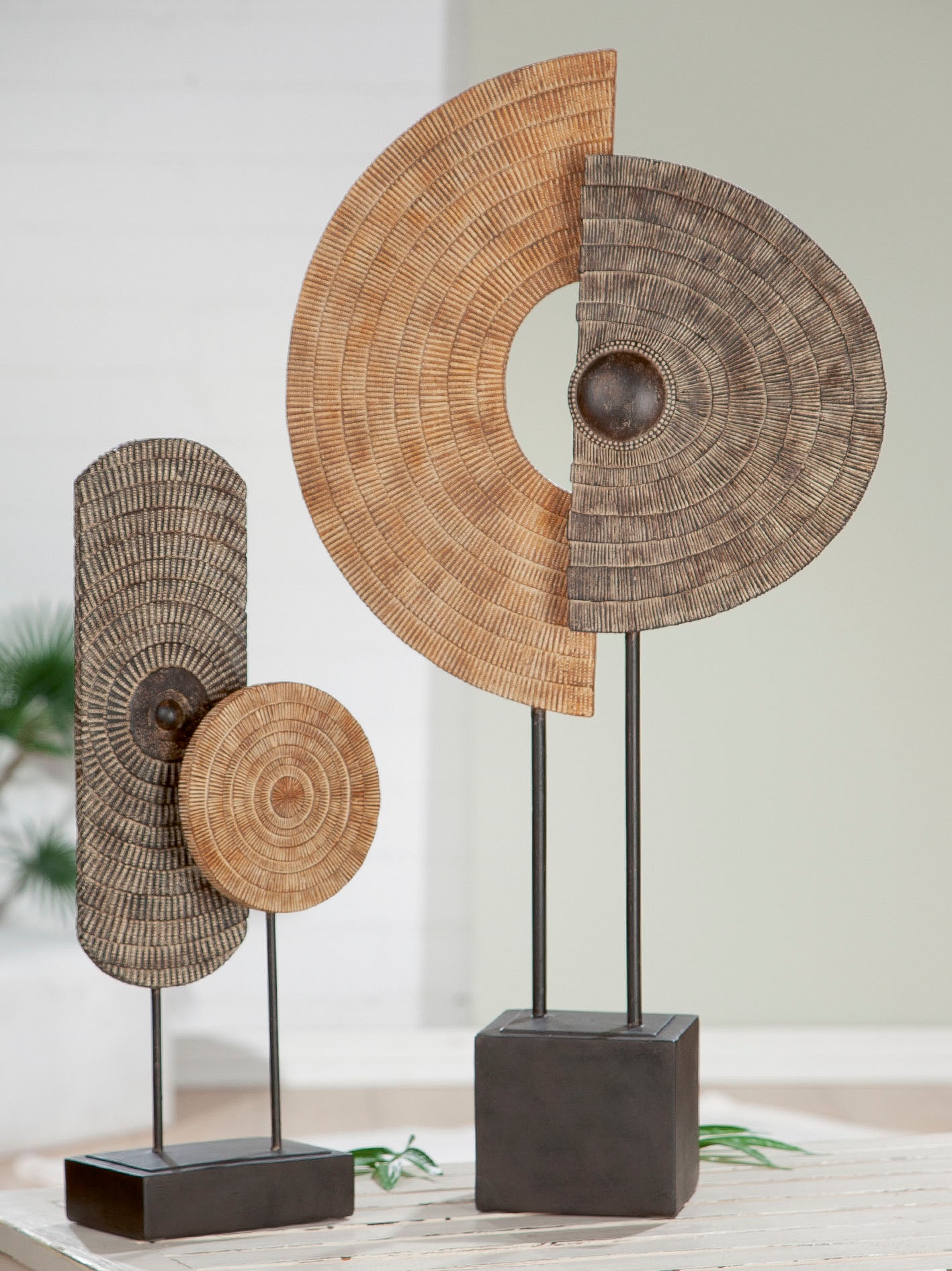 Casablanca by Gilde Objet de décoration murale »Skulptur Carve auf Sockel«