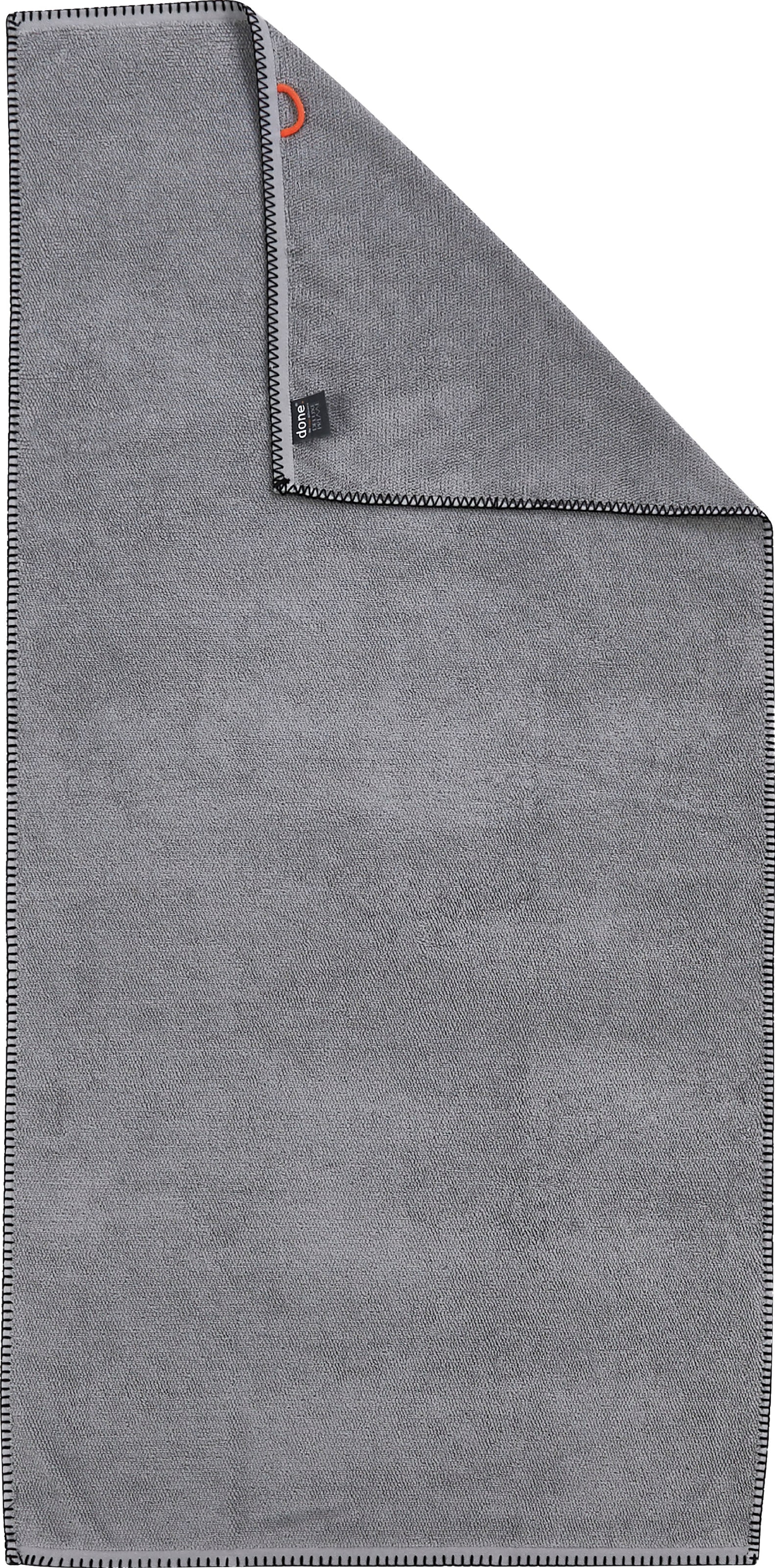 done.® Duschtuch »Deluxe Prime« Uni-Farben, Hotelqualität aus hochwertigem Zwirnfrottier, mit Ziernaht