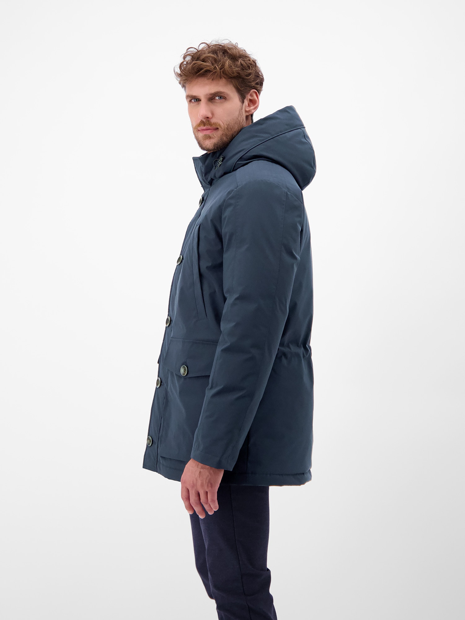 LERROS Manteau d'hiver »Herren Wintermantel mit Kapuze«