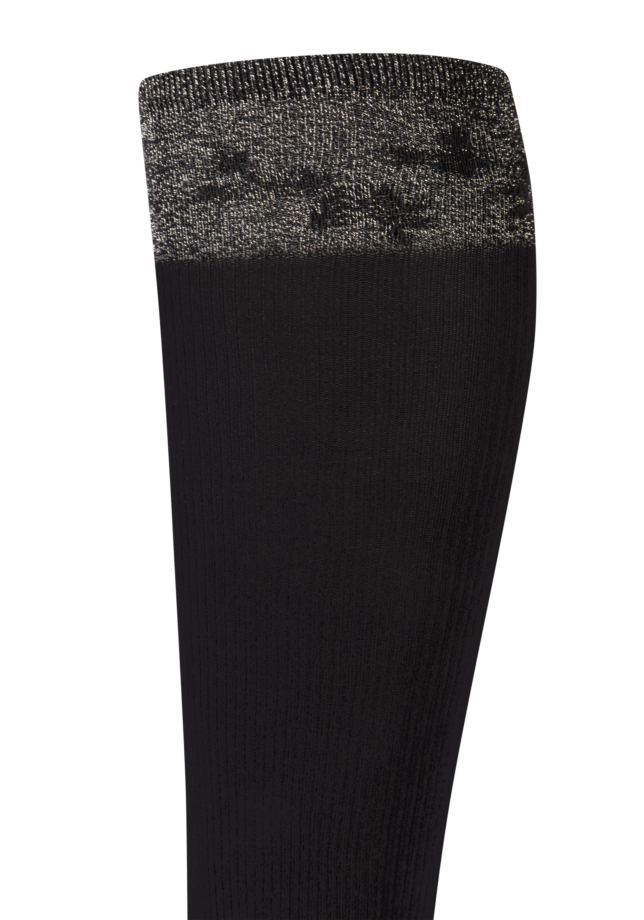 Tamaris Mi-bas avec structure côtelée, en viscose et polyamide