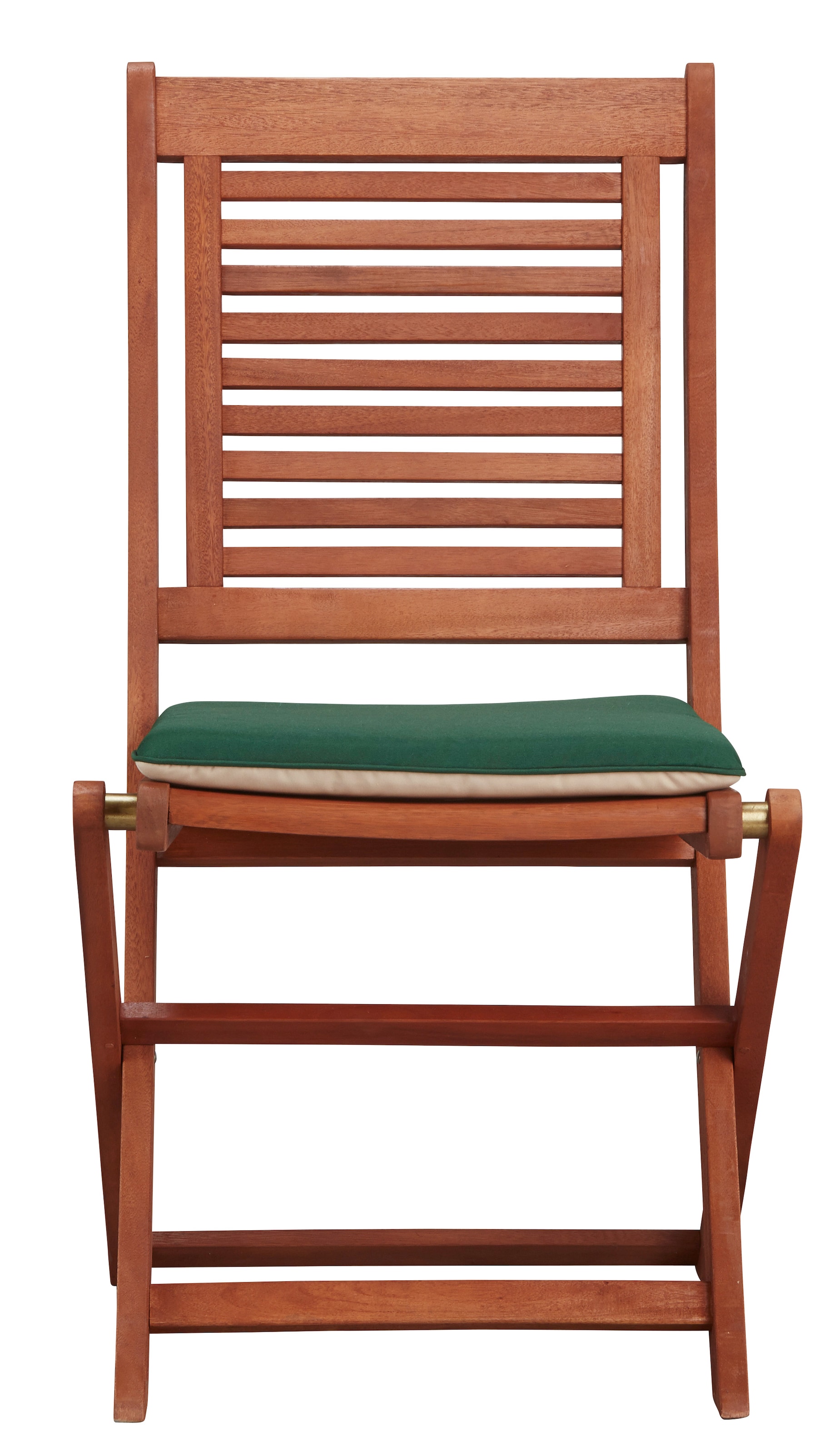 MERXX Gartenstuhl »Cordoba« (Set) 2 Stk.2er Set, Eukalyptus, klappbar, braun, inkl. Wendeauflage