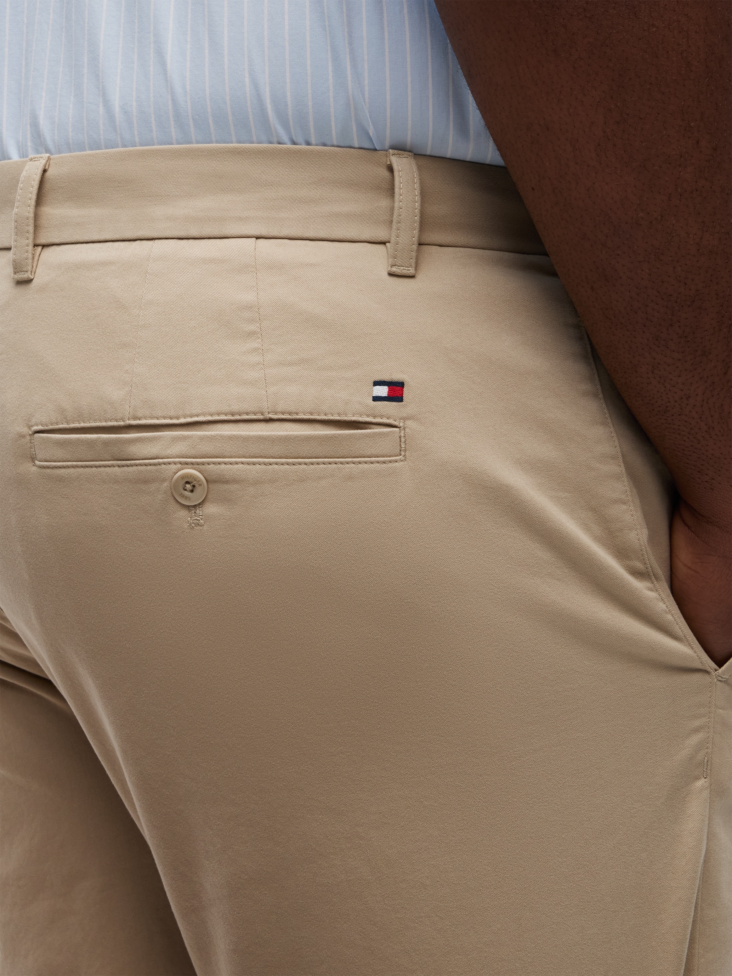 Tommy Hilfiger Big & Tall Chinoshorts »BT-DENTON 9.5 ESS TWILL-B«  Twill, slim fit, Grosse Grössen