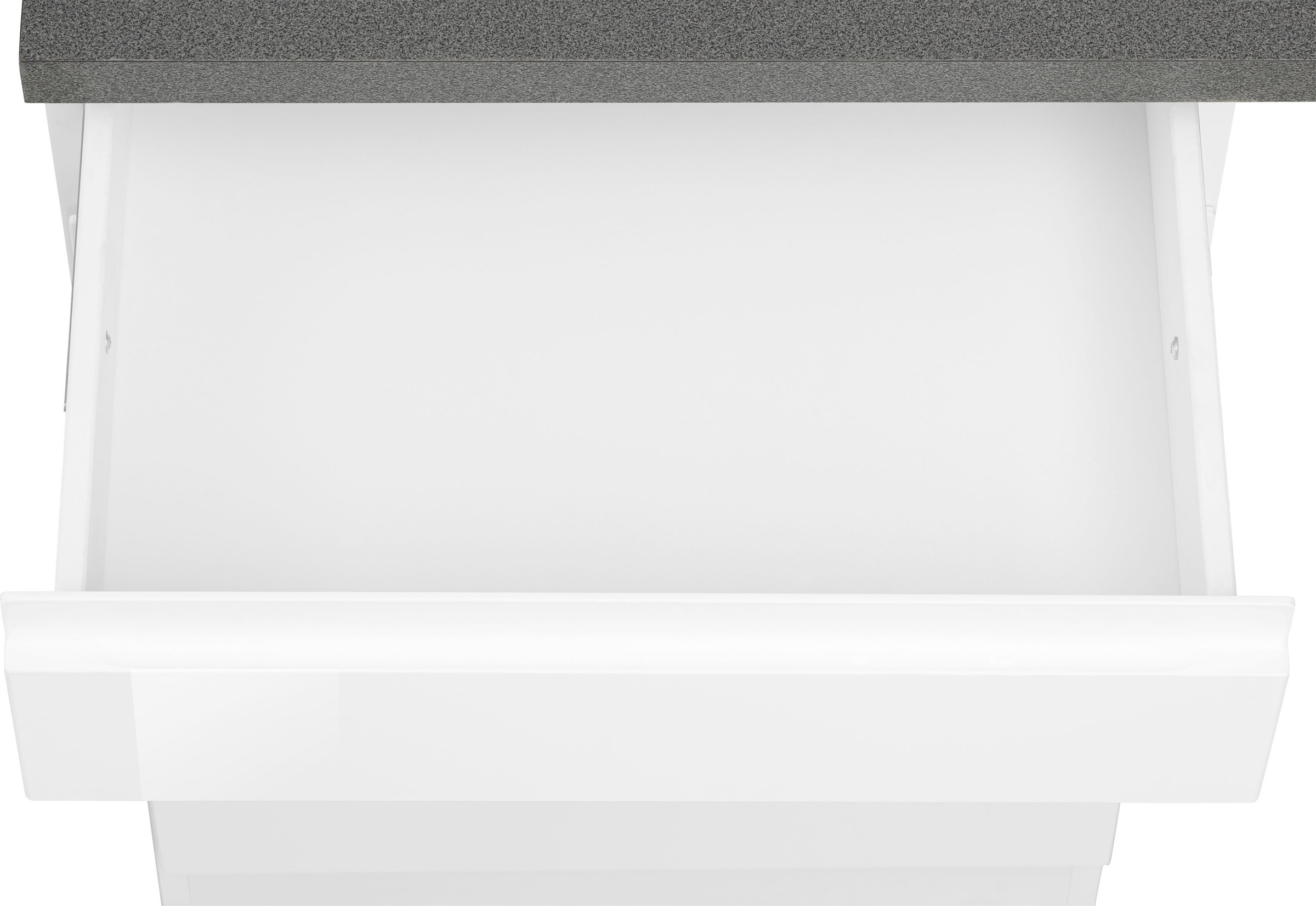 KOCHSTATION Kitchenette »KS-Virginia,neu in verbesserter Ausführung« plan de travail épaisseur 38 mm, rangement, fermeture douce,  largeur 330 cm, soft-close, sans appareils électriques