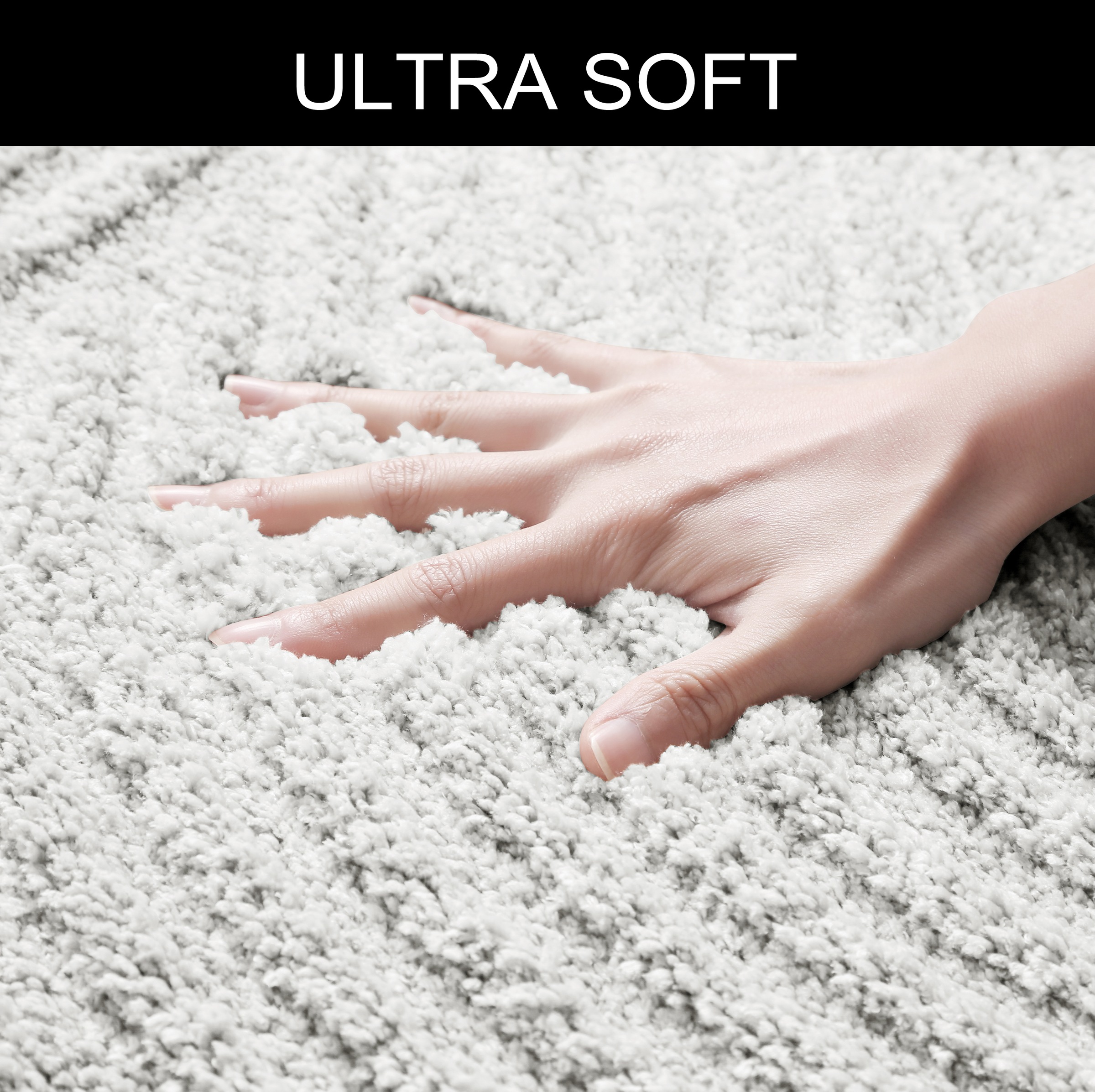 my home Badematte »Ognon, Scandi, Boho, modernes Muster« Höhe 15 mm rutschhemmend beschichtet fussbodenheizungsgeeignet | schnell trocknend | strapazierfähig Badteppich, Uni Farben, Hoch-Tief-Effekt