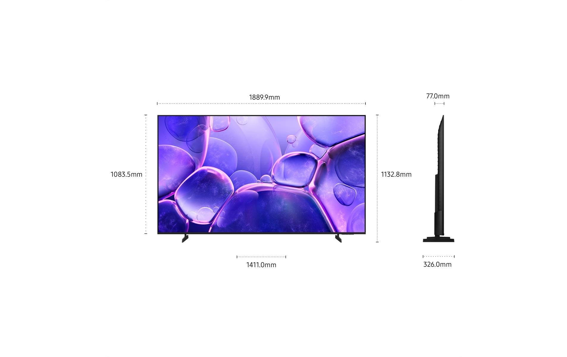 Samsung Téléviseur LCD-LED »UE85U8000F« 214 cm/85 ″