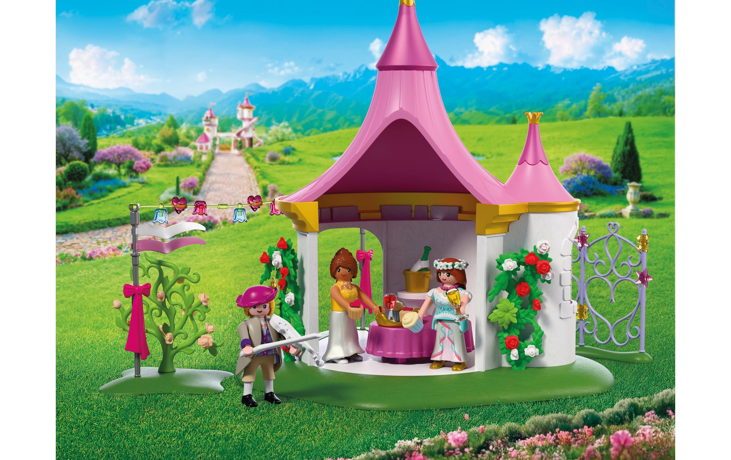 Playmobil® Konstruktions-Spielset »Maskenball im Pavillon (72052), Princess« Made in Europe