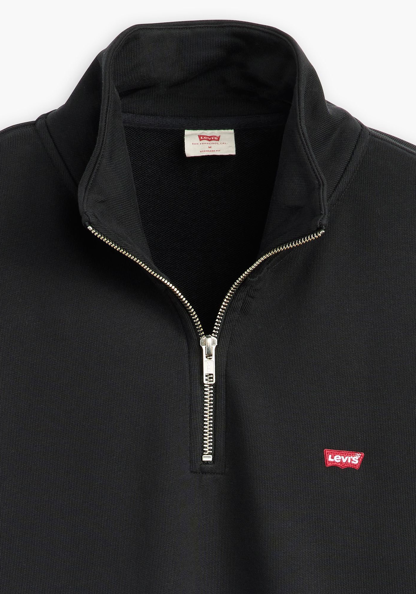 Levi's® »ORIGINAL HM 1/4 ZIP«, mit Troyer-Kragen und Logo-Stickerei
