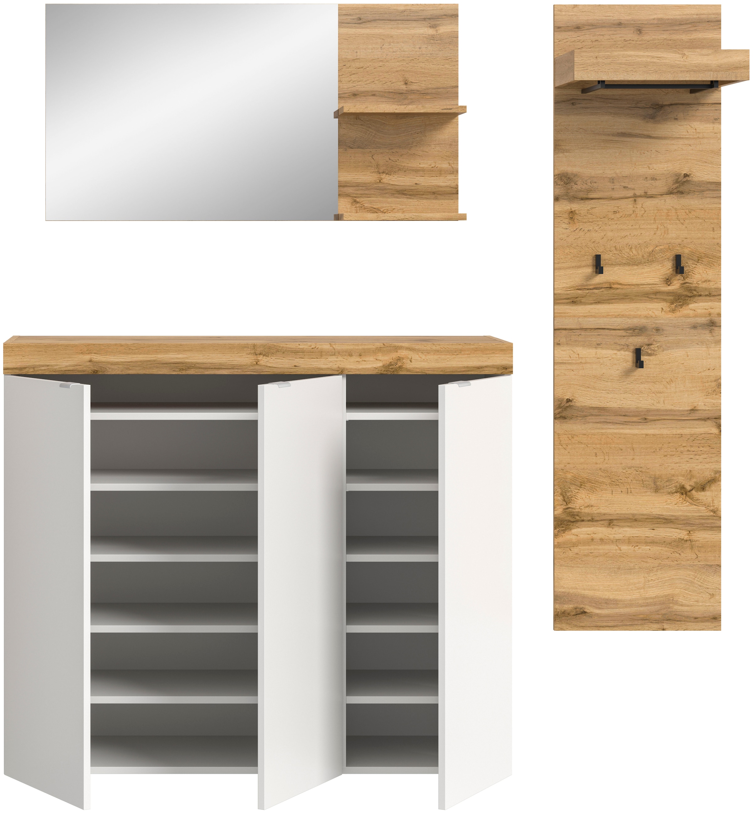 GOODproduct Ensemble de vestiaires »MAMBO II, 3-teilig, hängend oder stehend montierbar« 3 cuis tlg.