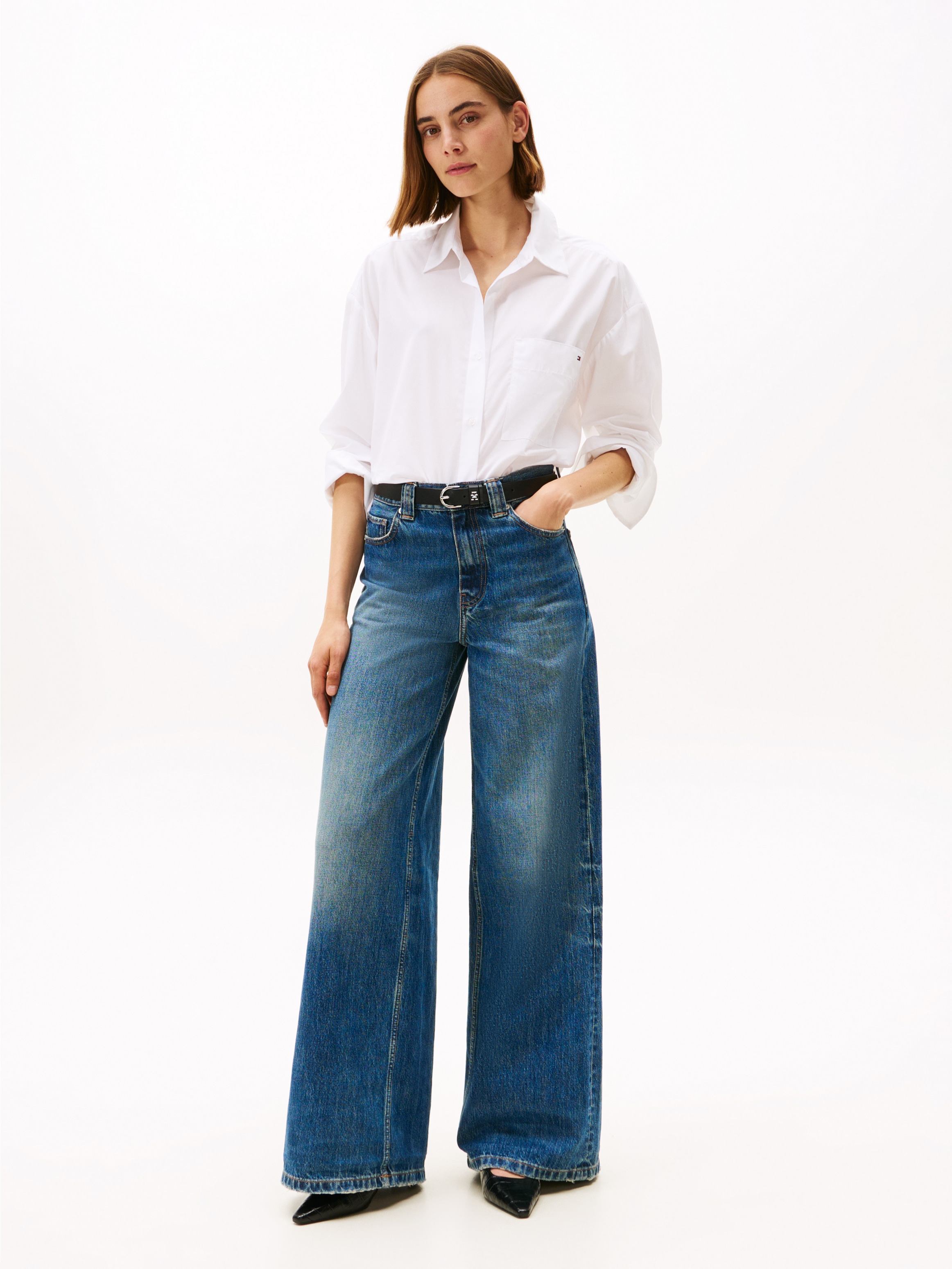 Tommy Hilfiger Blouse chemise »NEW POPLIN EASY SHIRT«