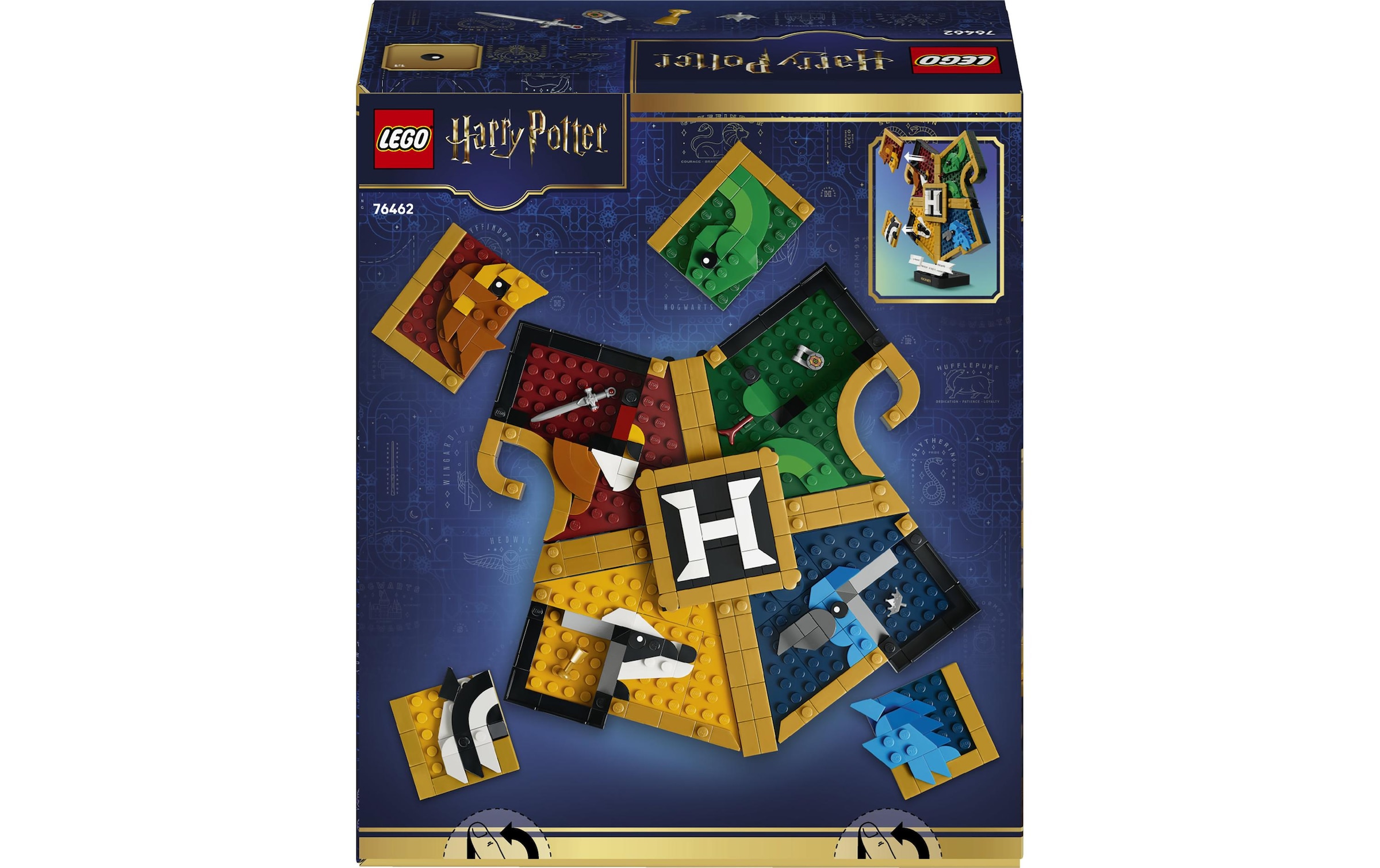 LEGO® Konstruktionsspielsteine »Hogwarts Hauswappen (76462), LEGO Harry Potter« Made in Europe