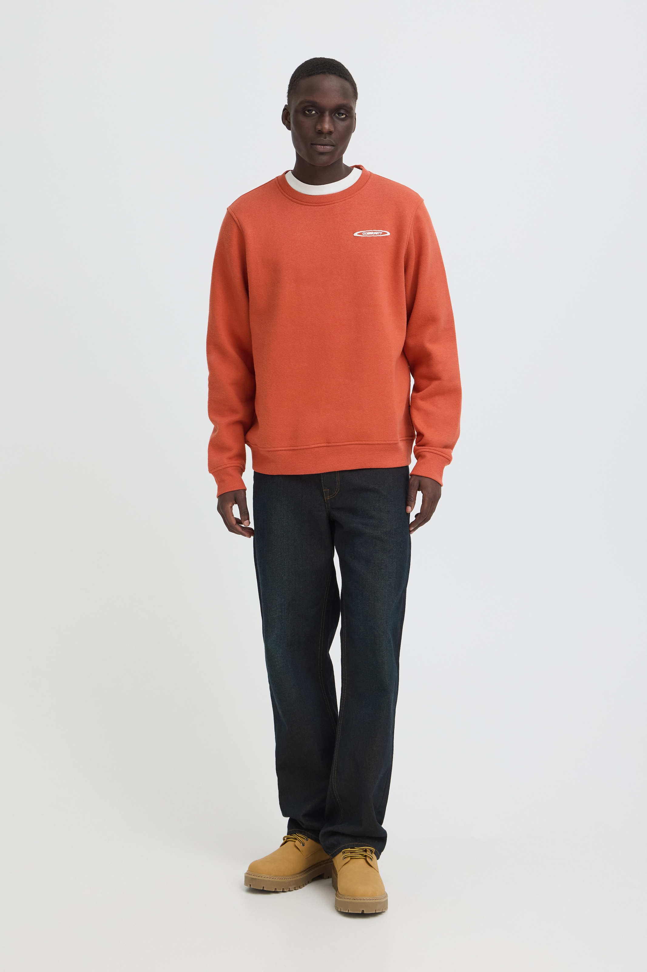 Blend Sweat-shirt »BHKEYAN GRAPHIC CREW SWEAT«, mélange coton, coupe régulière
