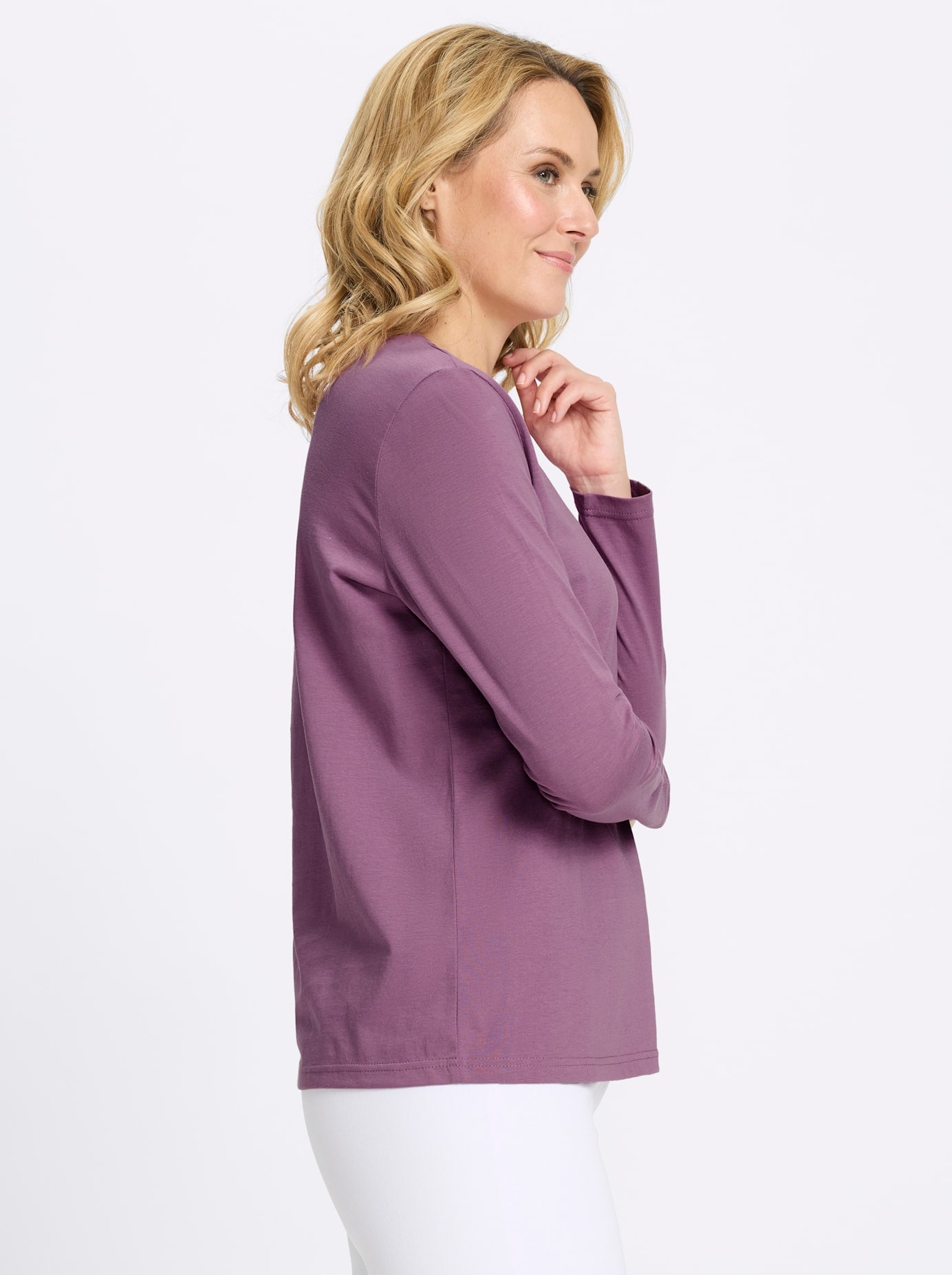 Classic Basics Shirt à col rond »Rundhals-Shirt« 1