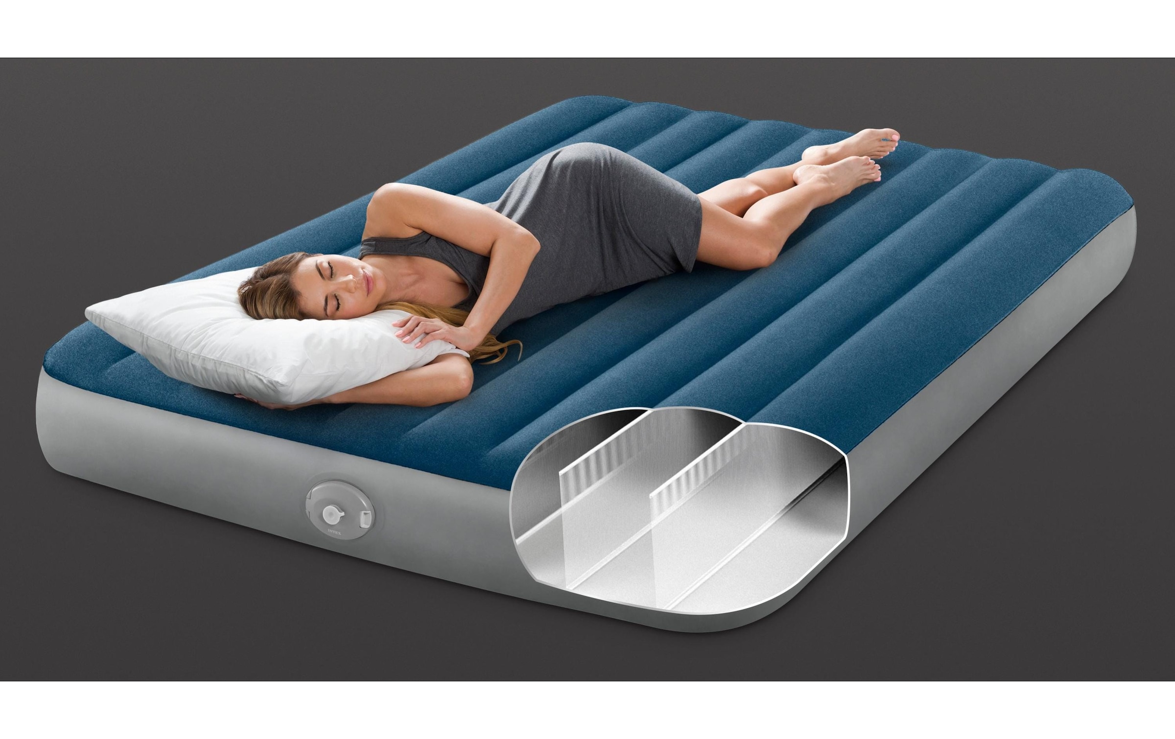 Intex Lit à air »Twin Prestige Downy 152 x 203 x 25 cm«