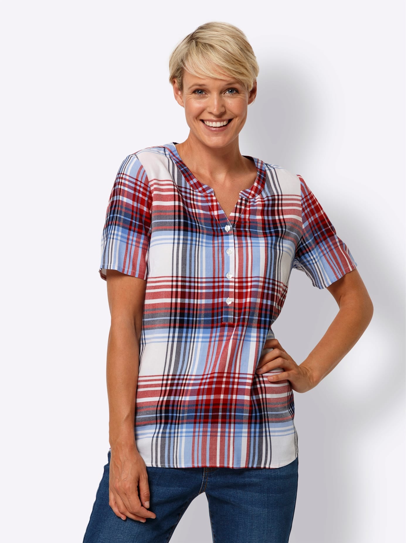 Classic Basics Blouse à carreaux