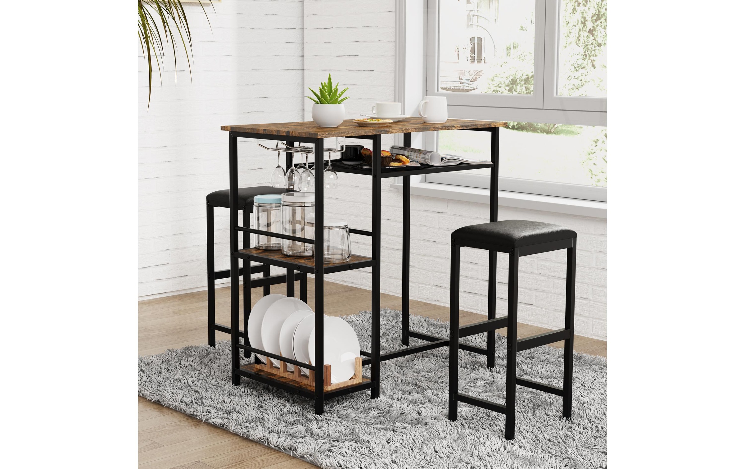 VCM Table de bar »Kolari 90 x 93 cm«