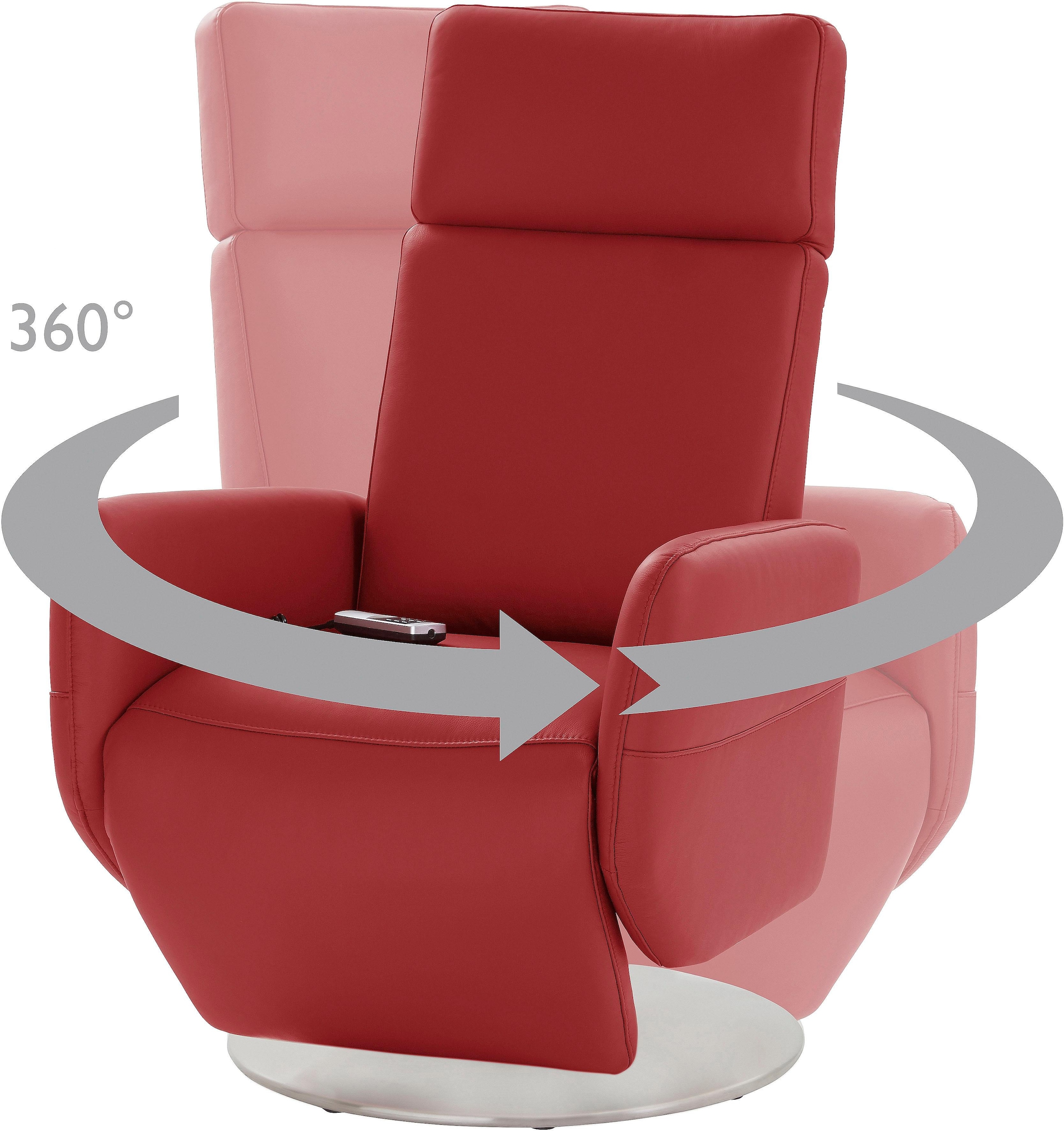 sit&more Fauteuil de relaxation »Kobra« en taille M, au choix avec moteur et aide au lever