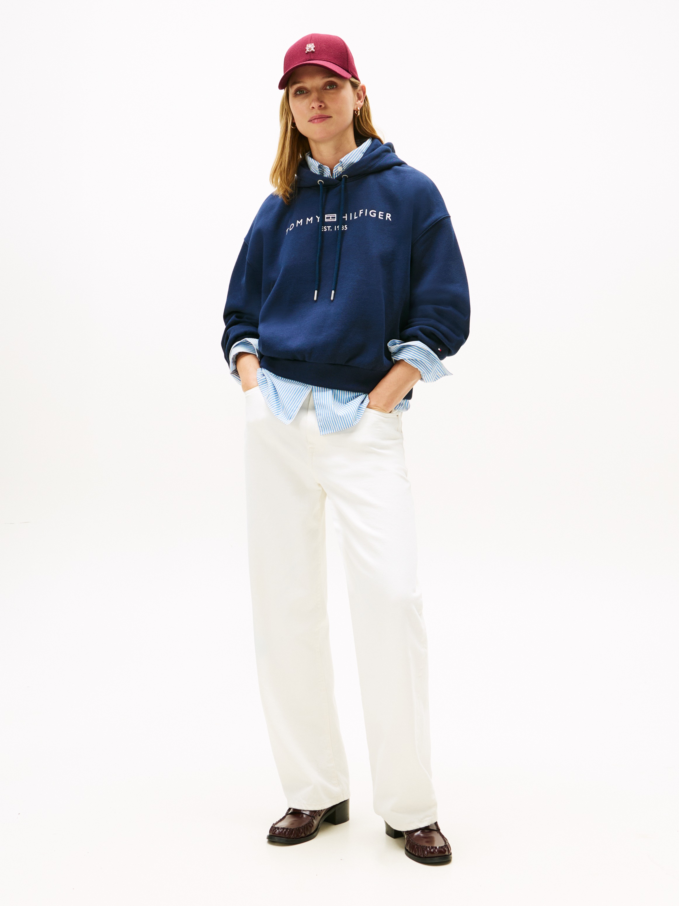 Tommy Hilfiger Kapuzensweatshirt »CORP LOGO MDRN HOODIE«
