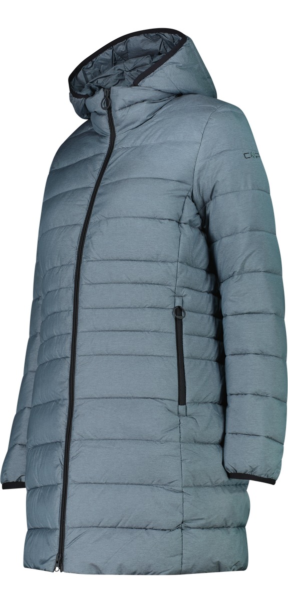 CMP Manteau matelassé »WOMAN PARKA ZIP HOOD« avec capuche amovible, style sportif, en nylon et polyester