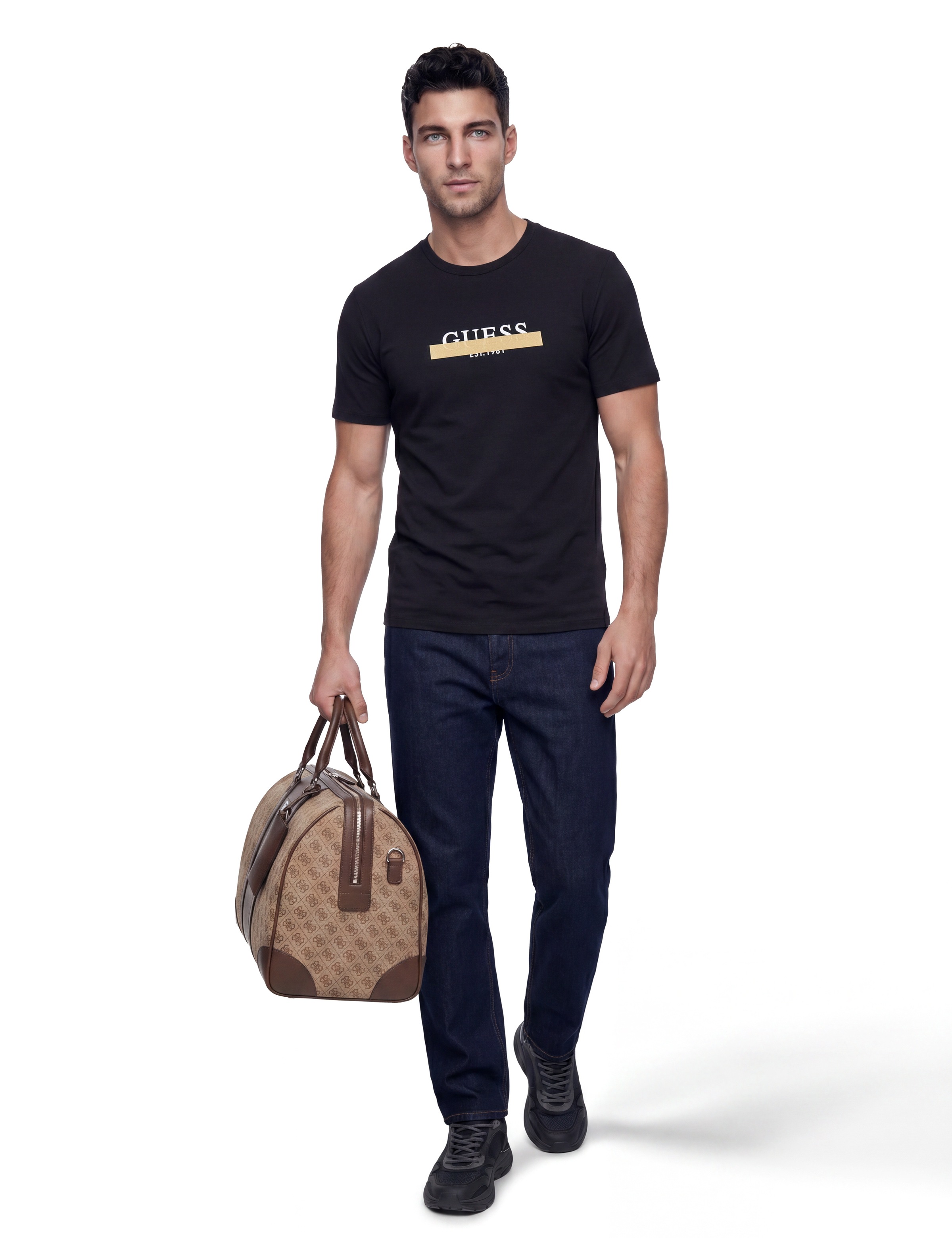 Guess Weekender »MILANO WEEKENDER« Wochenendtasche, Urlaubstasche mit praktischem Reissverschluss
