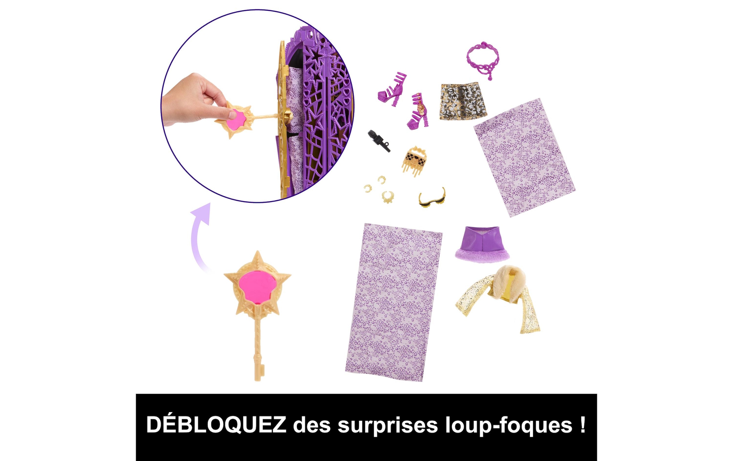 MonsterHigh™ Poupée à habiller »Monster High Clawdeen«
