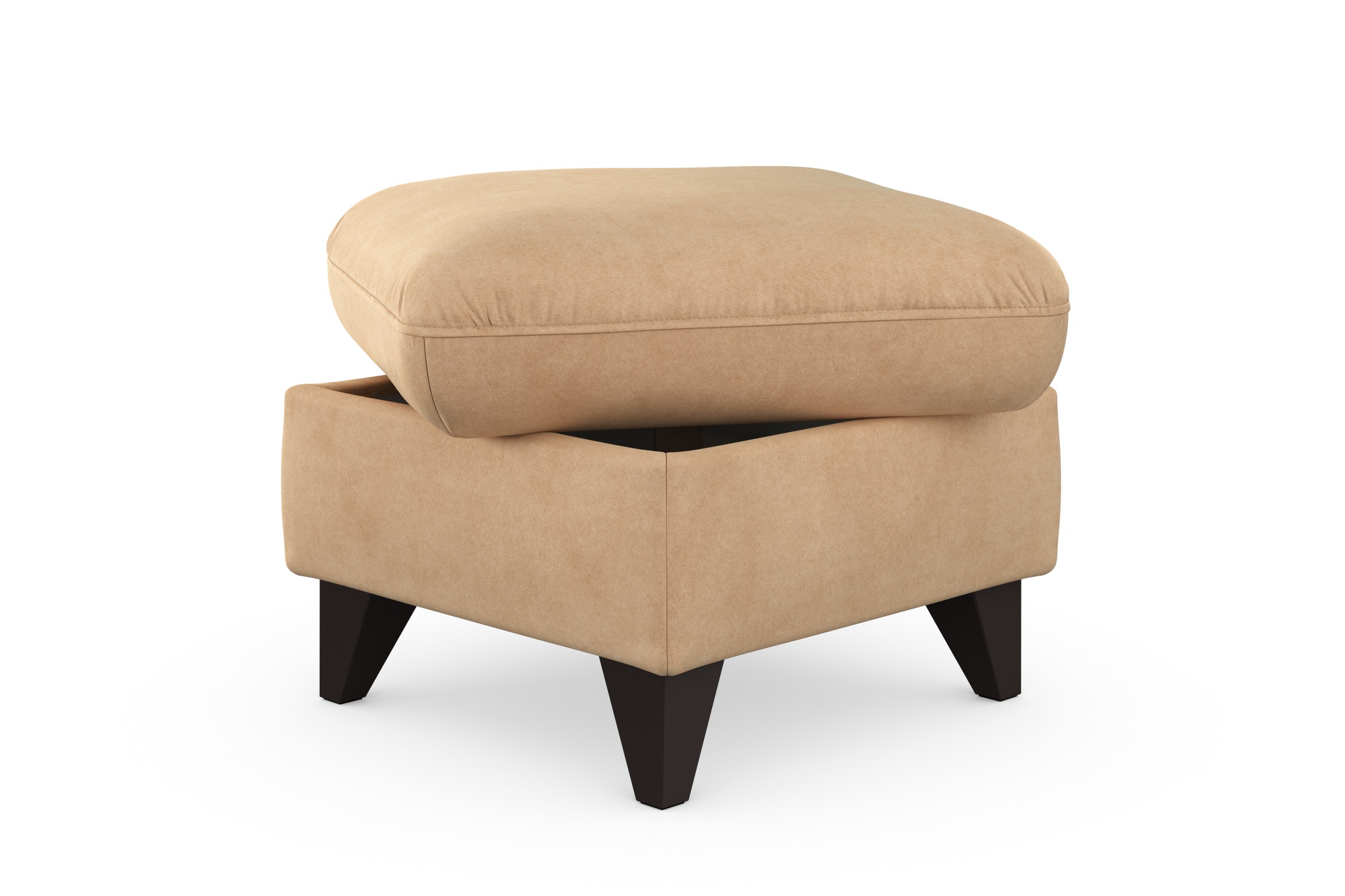 sit&more Stauraumhocker »Mellum« mit Stauraum und wengefarbenen Holzfüssen