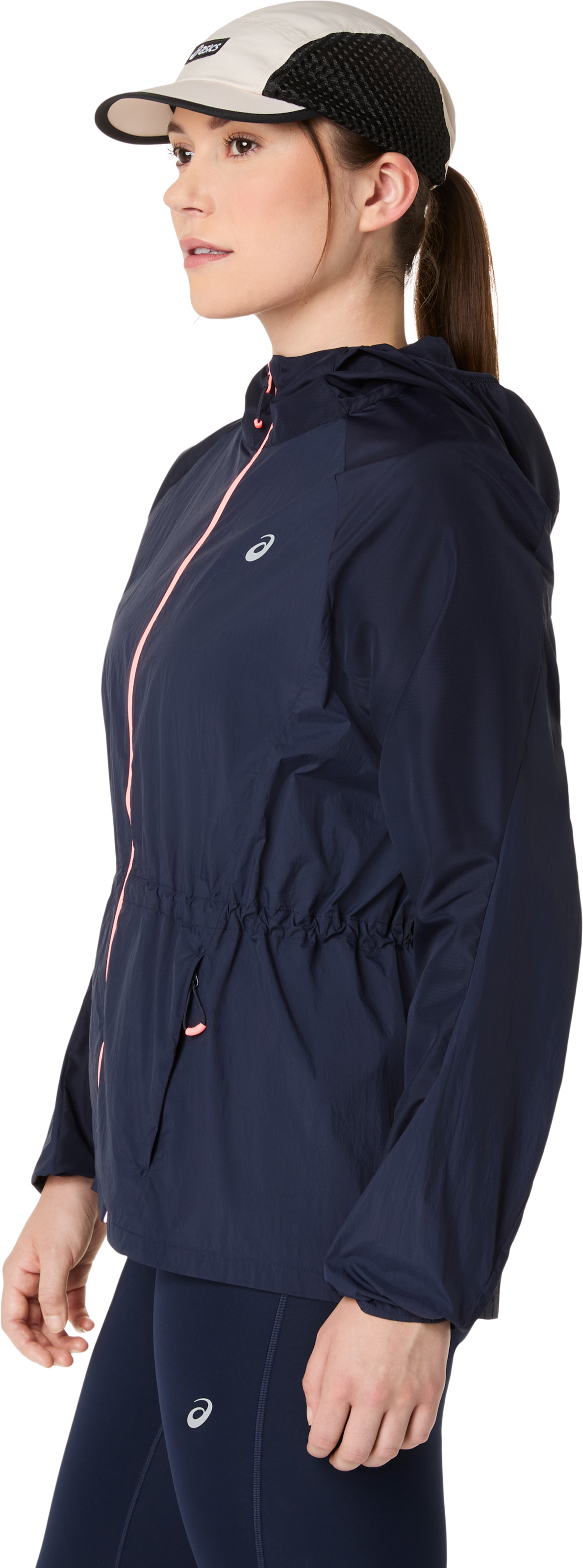 Asics Veste de course à pied »ROAD PACKABLE JACKET« mit Kapuze Übergangsjacke