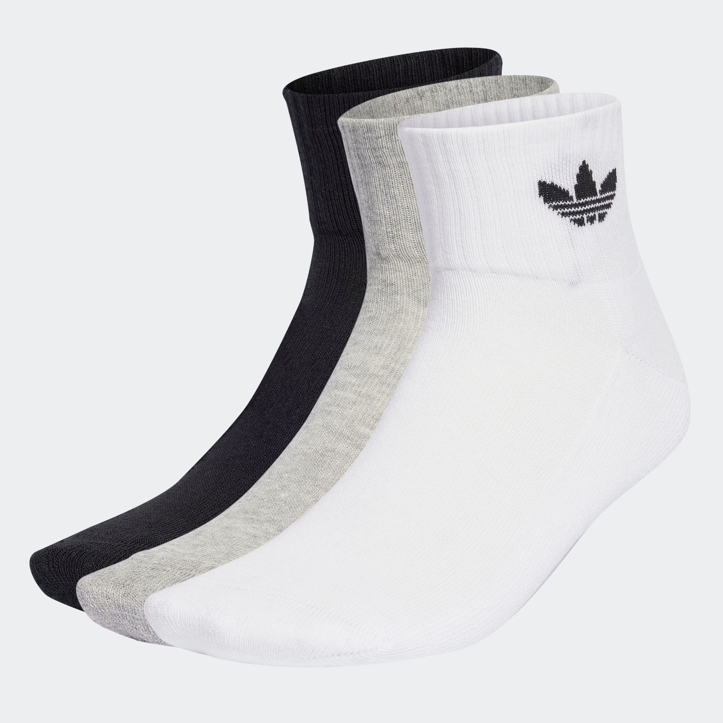 adidas Originals Sportsocken »MID CREW, 3 PAAR« 3 Paar tlg. knöchellange Passform, im 3er-Pack, mit Baumwollanteil