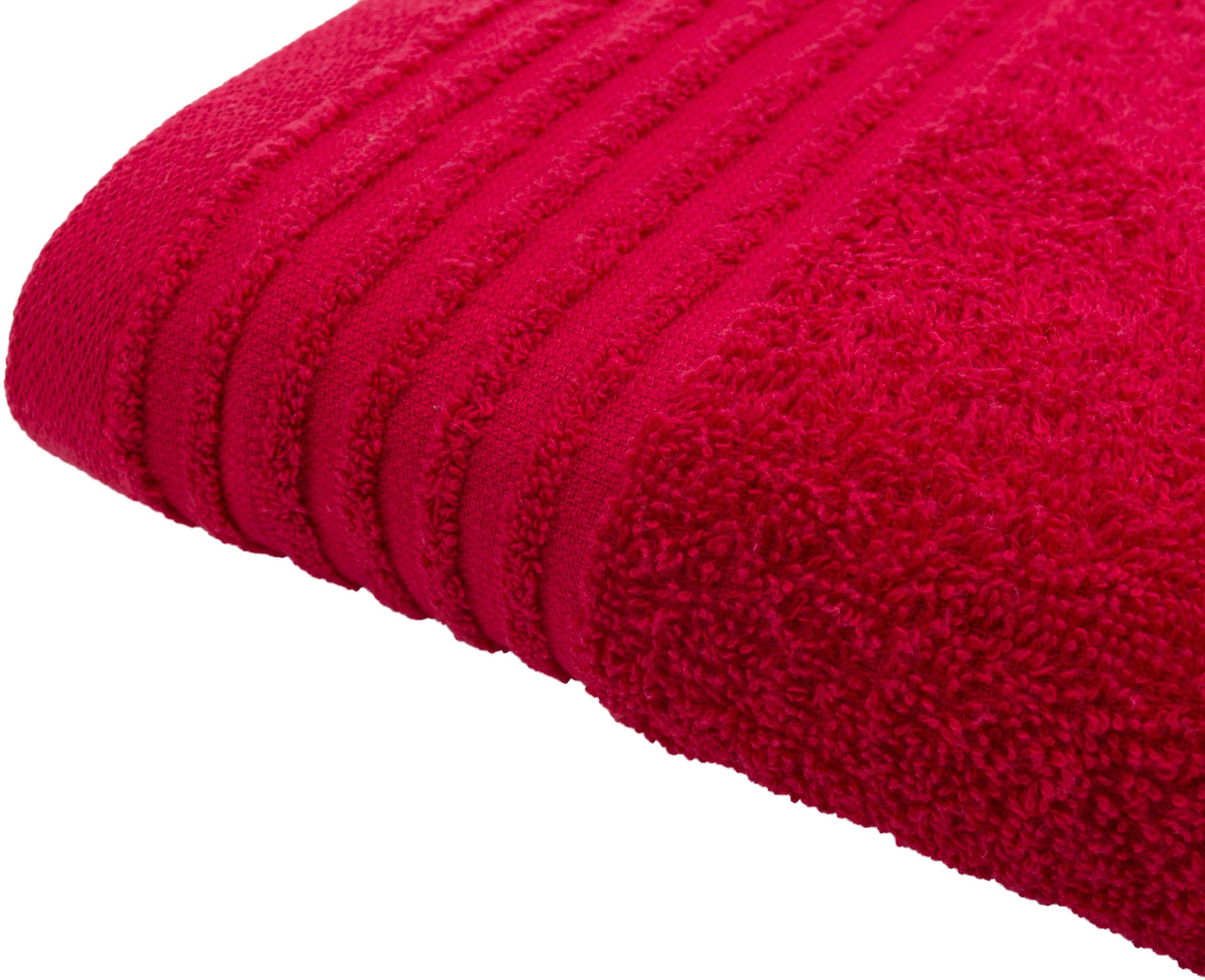 Gözze Gästehandtücher »Hanna« Set, Uni Farben, strukturierte Bordüre, 100% Baumwolle