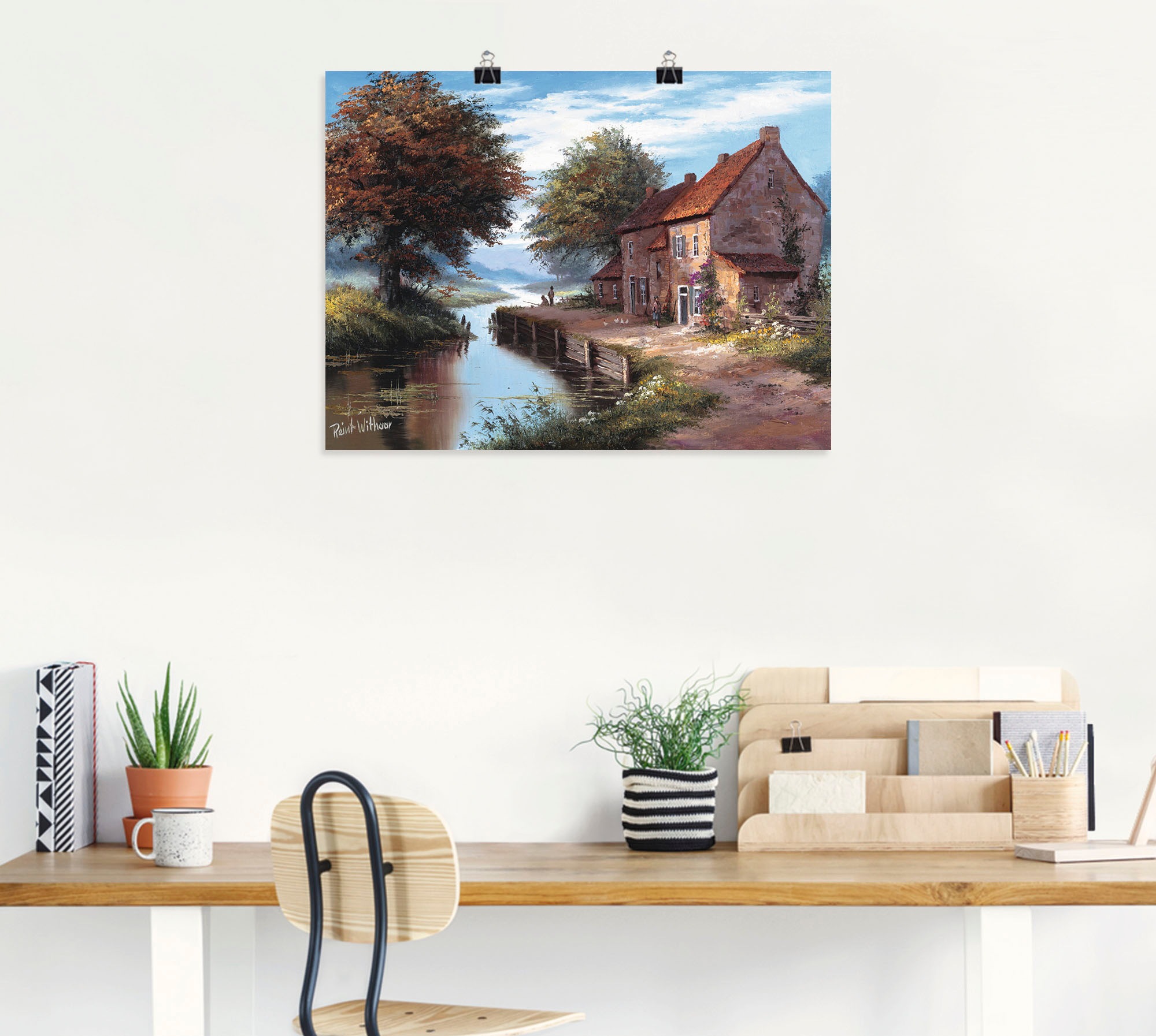 Artland Wandbild »Früher Morgen« Gewässer 1 Stk. tlg. als Leinwandbild, Poster in verschied. Grössen