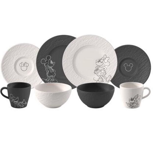 Villeroy & Boch Kindergeschirr-Set »Manufacture Rock – Mickey Mouse 8-teilig«