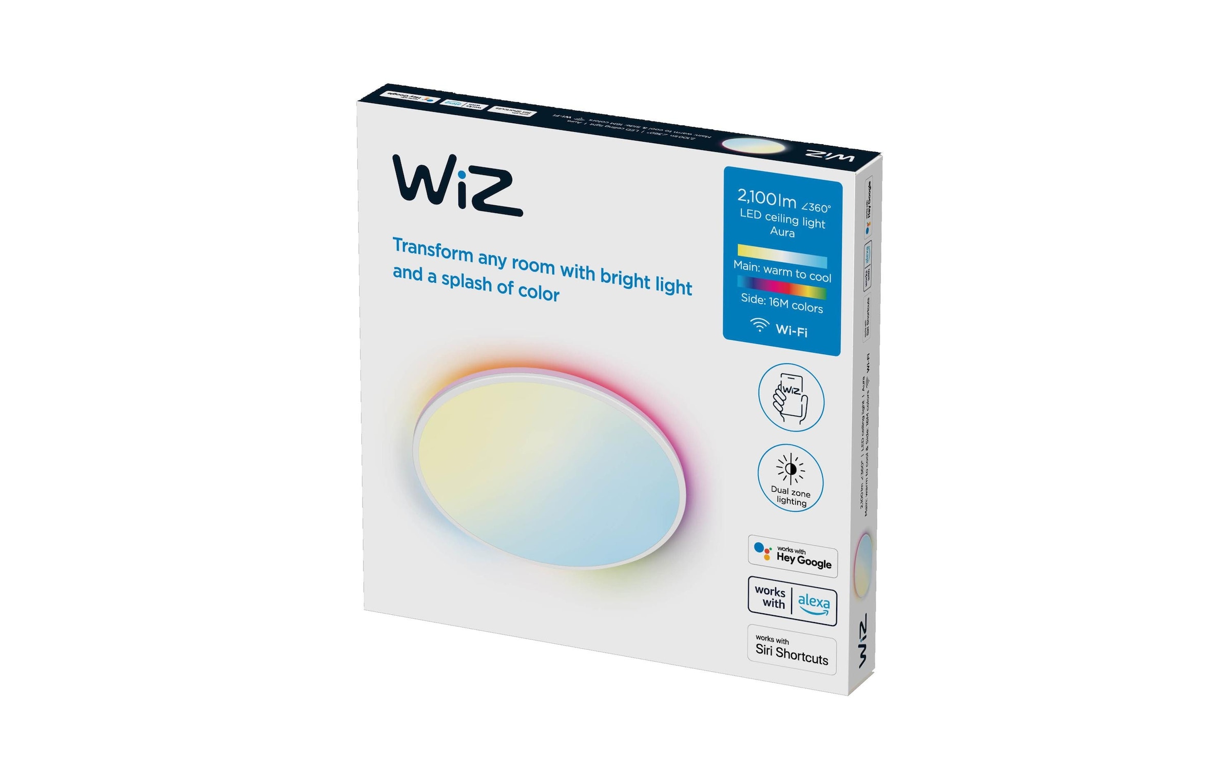 WiZ Lampe LED intelligente »Rune Tunable White & Color«