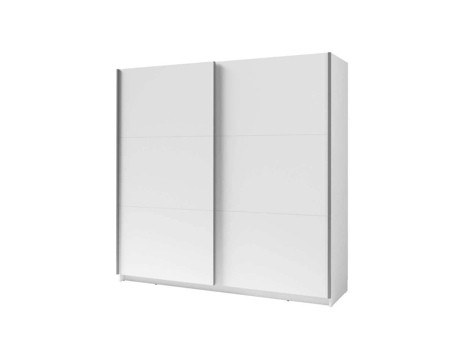 Home affaire Kleiderschrank »Fresno Wäscheschrank mit 5 Einlegeböden und Kleiderstange« Garderobe mit 2 Schwebetüren, B/H/T 200/207/62 cm