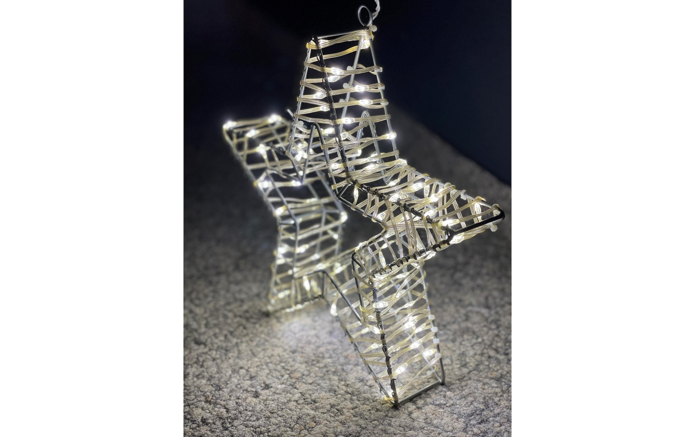   LED Dekofigur »Dameco Stern 100 LEDs« Warmweiss