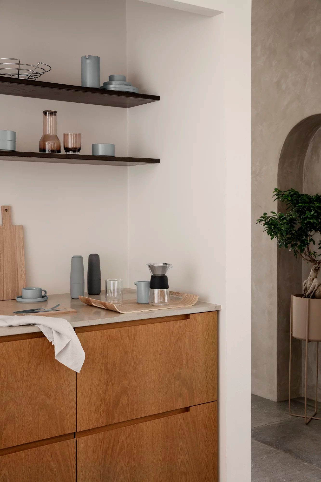 BLOMUS Set de couverts »MAXIME« matt, bebürstet, Griffe mit Kunststoffbeschichtung