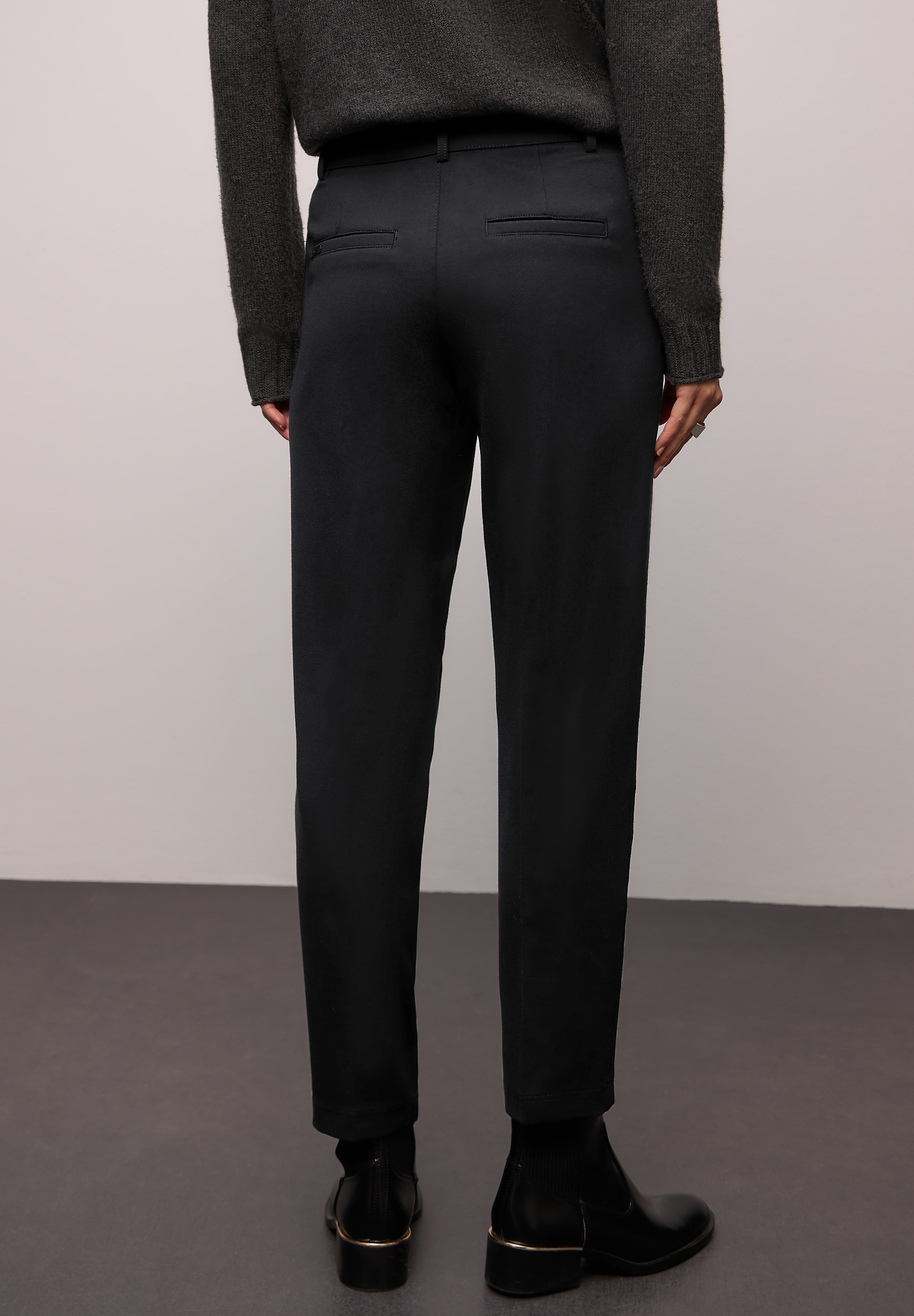 STREET ONE Pantalon en jersey  mit Tape-Detail