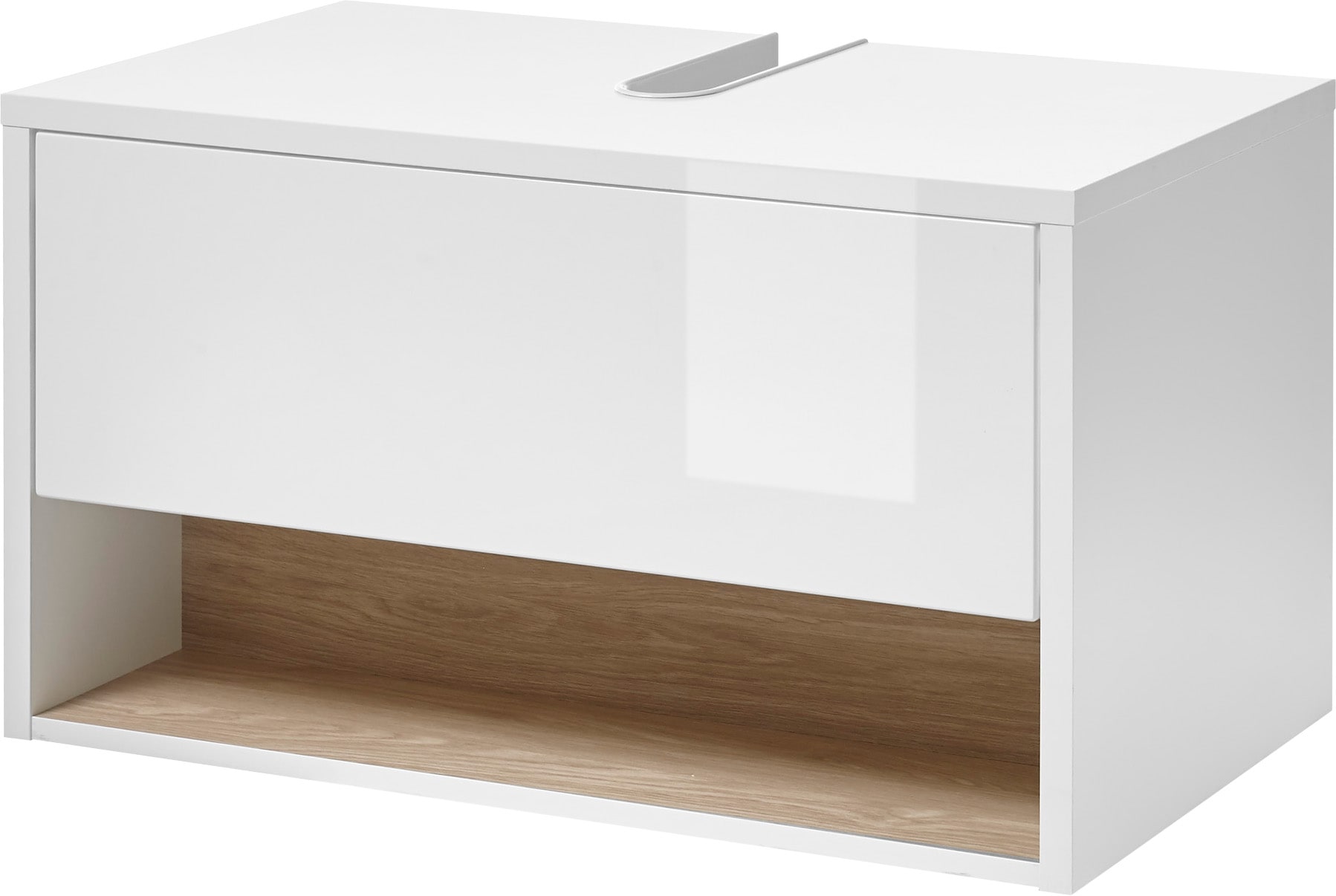 PLACES OF STYLE Badmöbel-Set »Studio Line, Bad im modernen Design, 4-teiliges Badezimmer« 4 Stk. tlg.