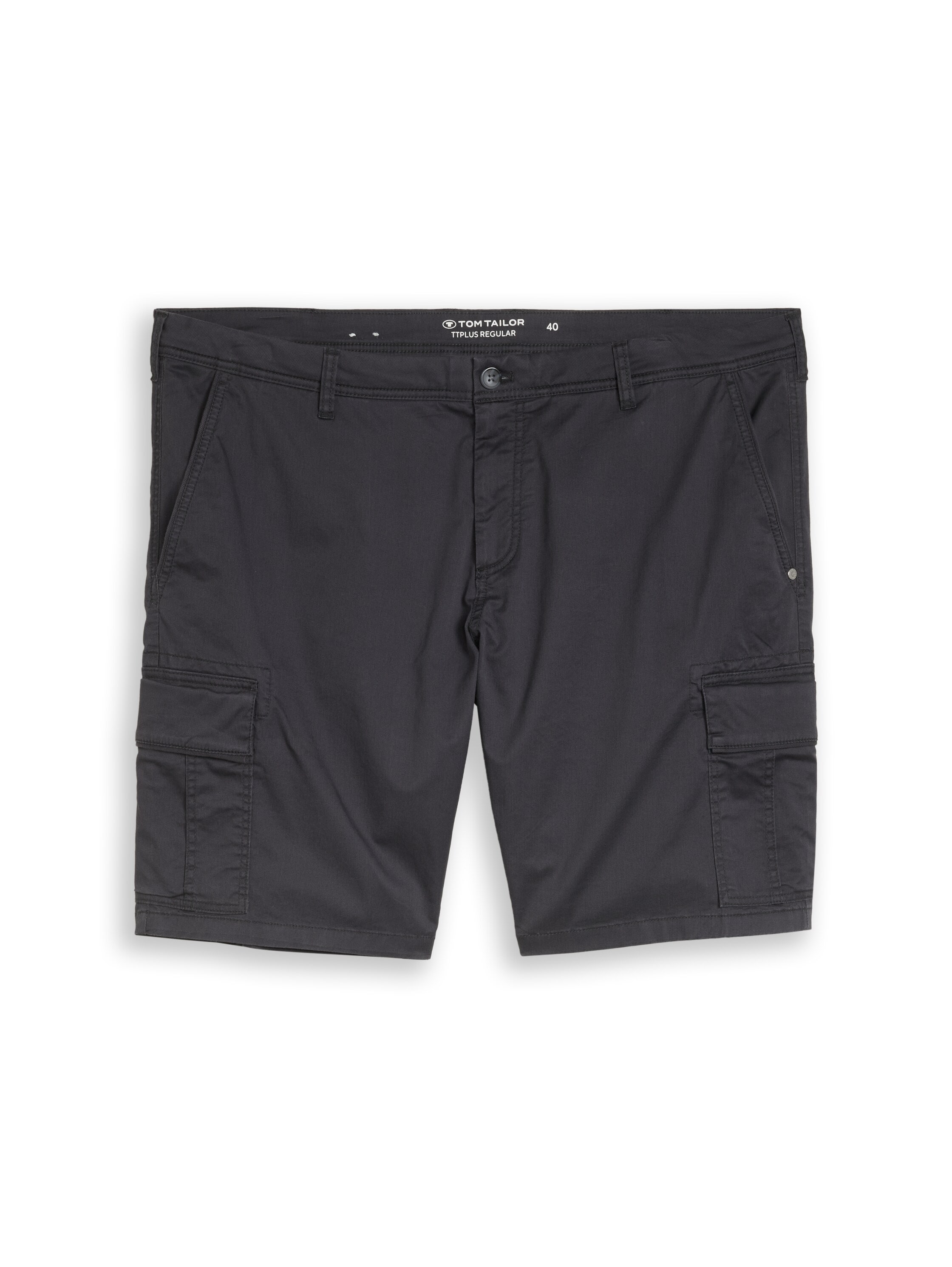 TOM TAILOR PLUS Pantalon cargo  short cargo avec stretch
