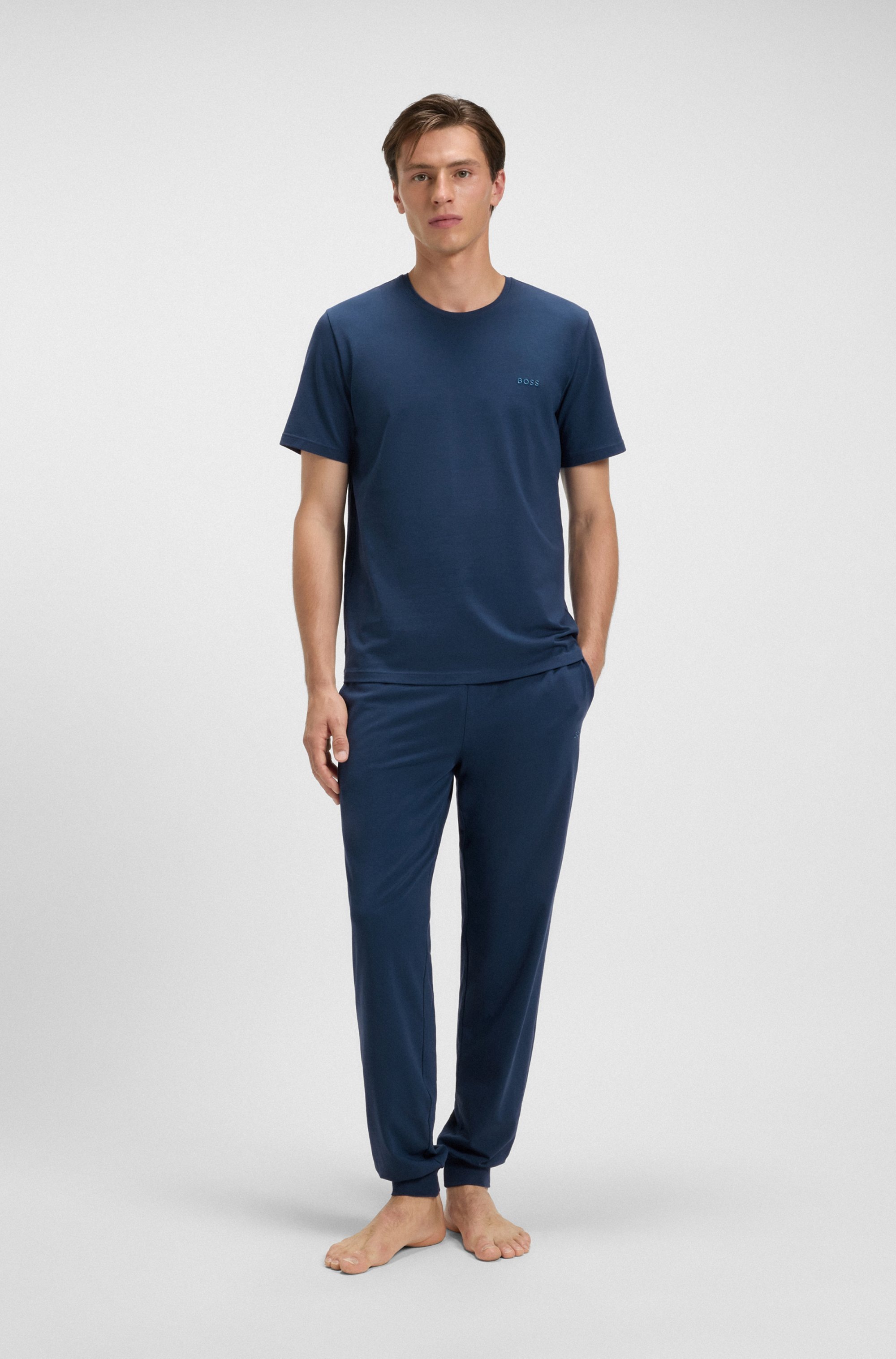 BOSS T-shirt »Mix&Match T-Shirt R« mit Logostickerei