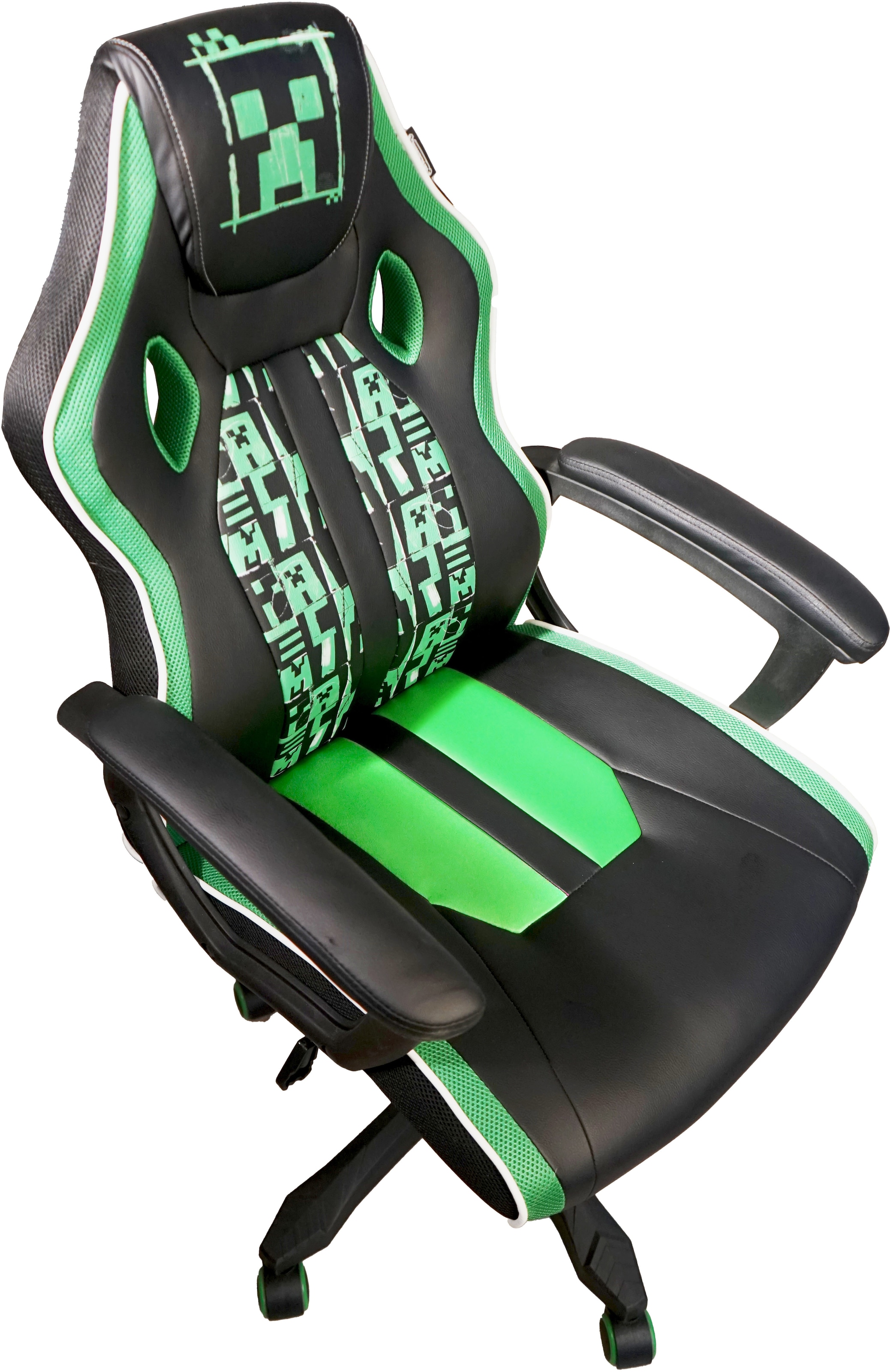 Phoenix Chaise de jeu () 1 cuisdétails verts, fauteuil de course