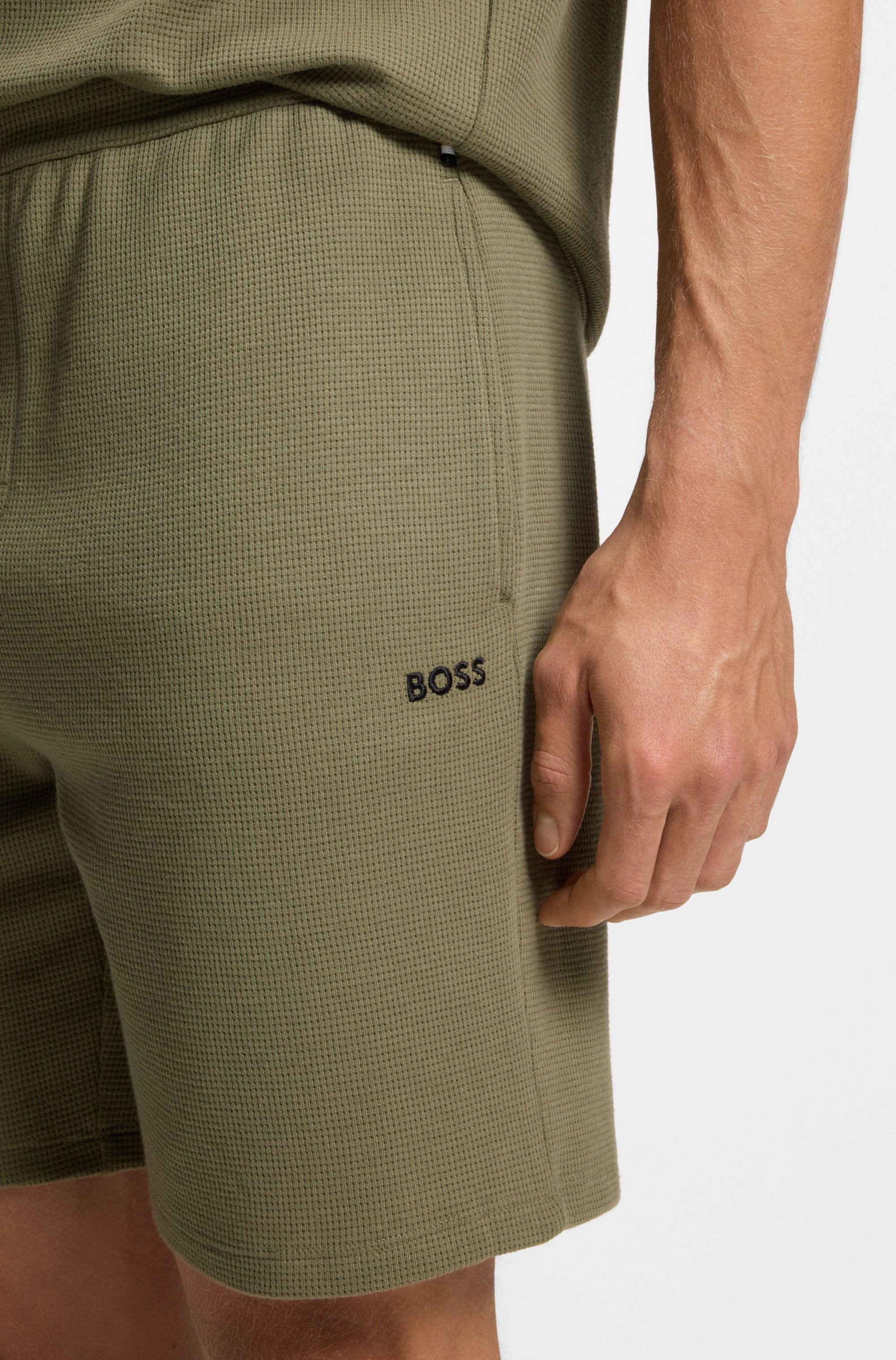 BOSS Shorts de pyjama »Waffle Shorts«