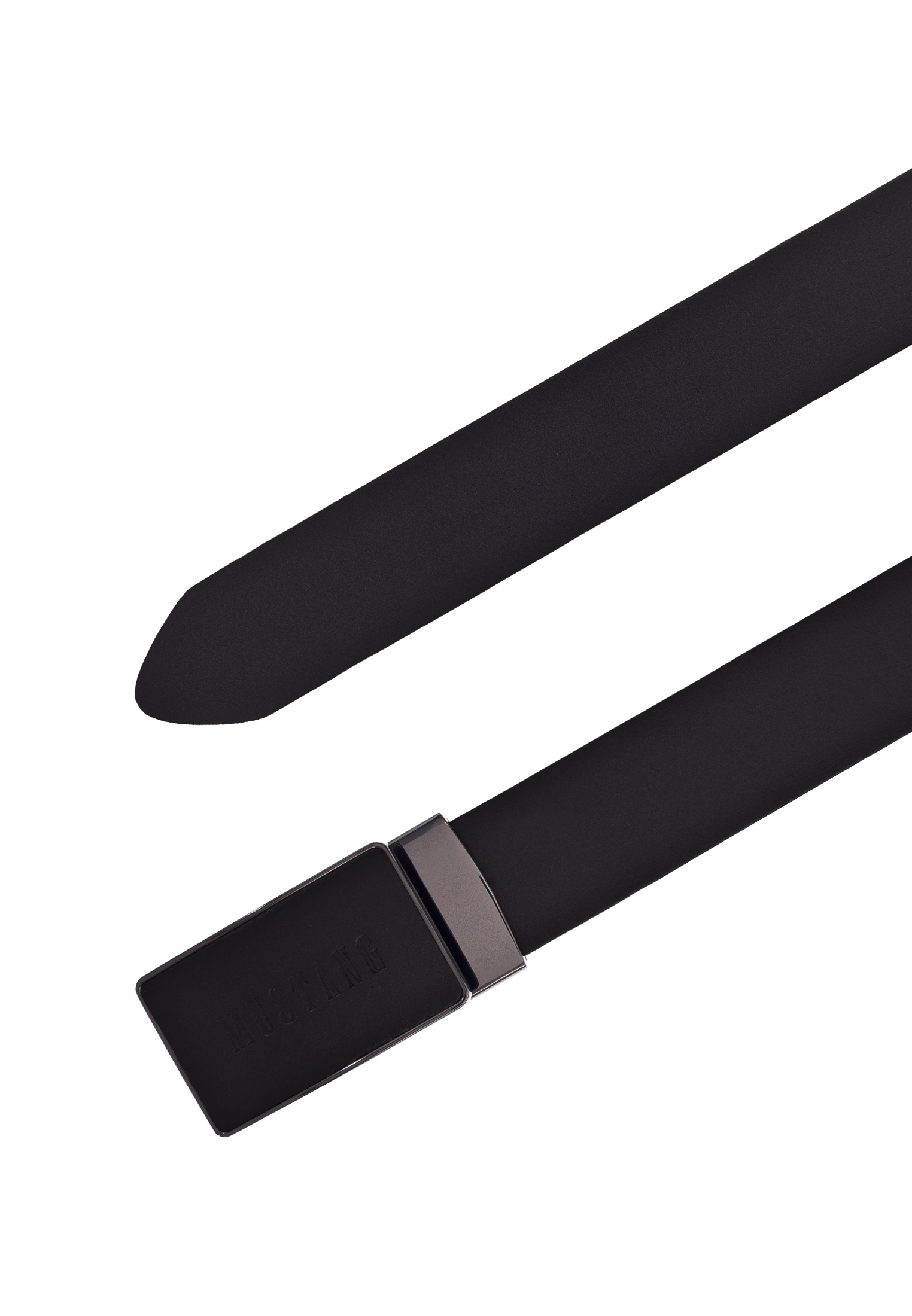 MUSTANG Ceinture en toile réglable »"Lucas"« 1 cuis Schliesse mit Logoschriftzug, modisch, 3,5 cm